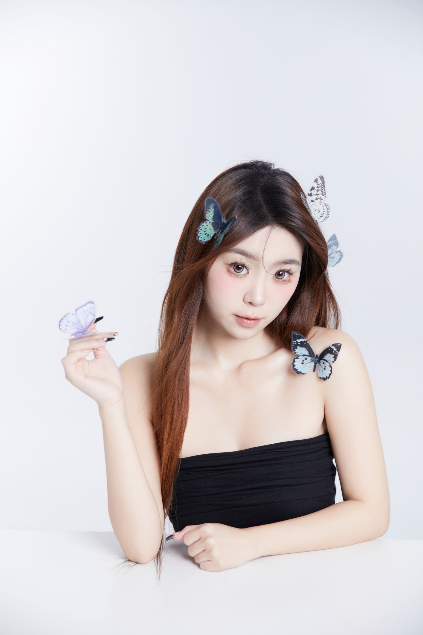 图片[4]-CARLEE是77呀 – 《韩系蝴蝶肖像》[22P]-COS写真在线网