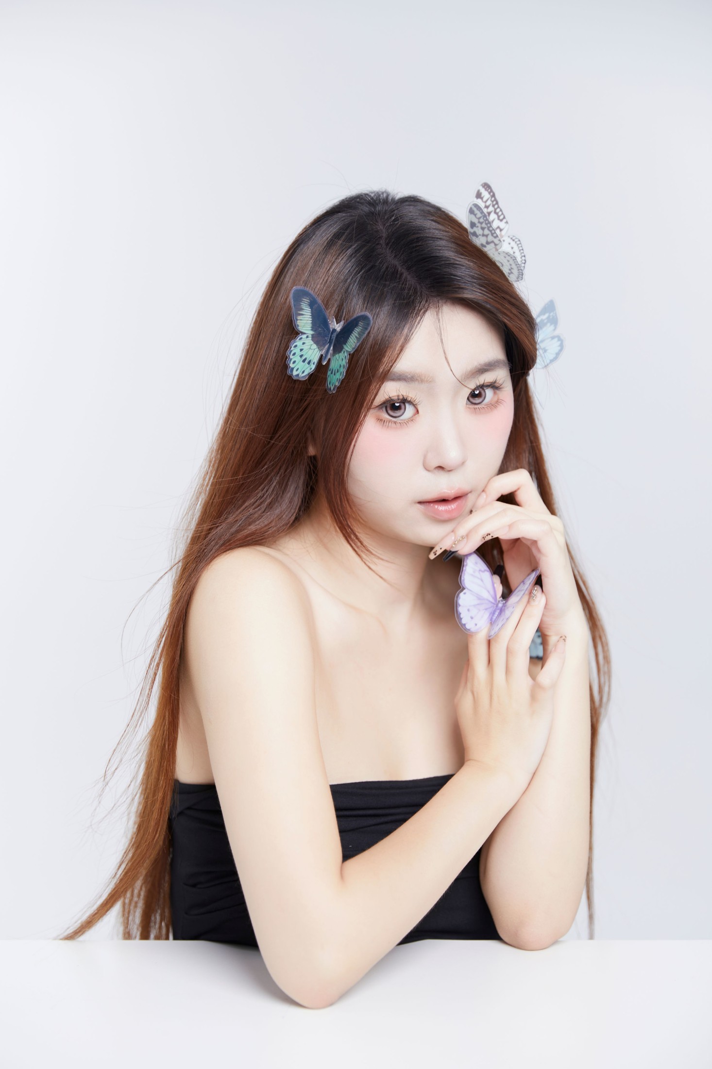 图片[3]-CARLEE是77呀 – 《韩系蝴蝶肖像》[22P]-COS写真在线网