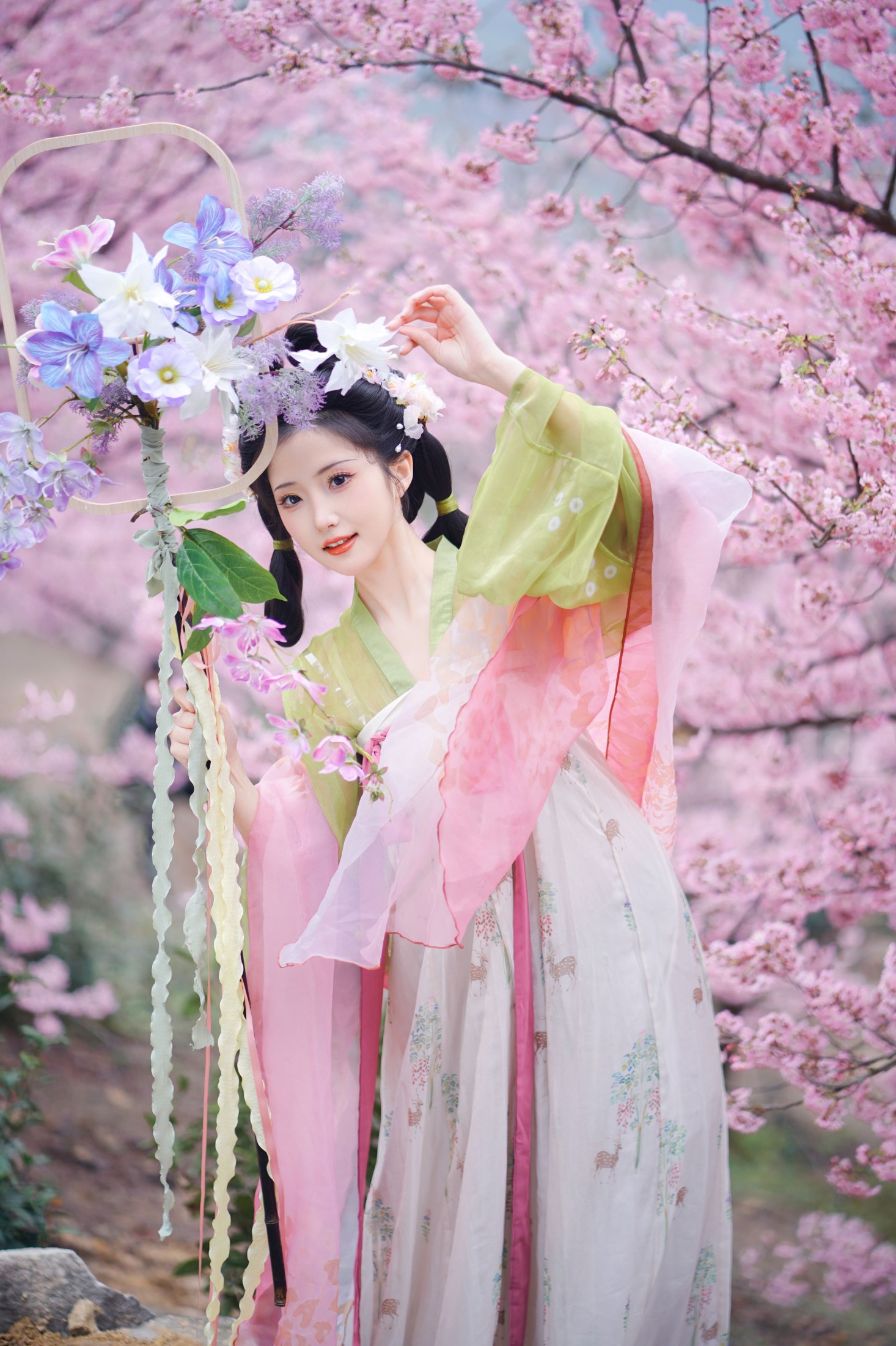 图片[5]-兔牙w – 《樱花少女》[20P]-COS写真在线网
