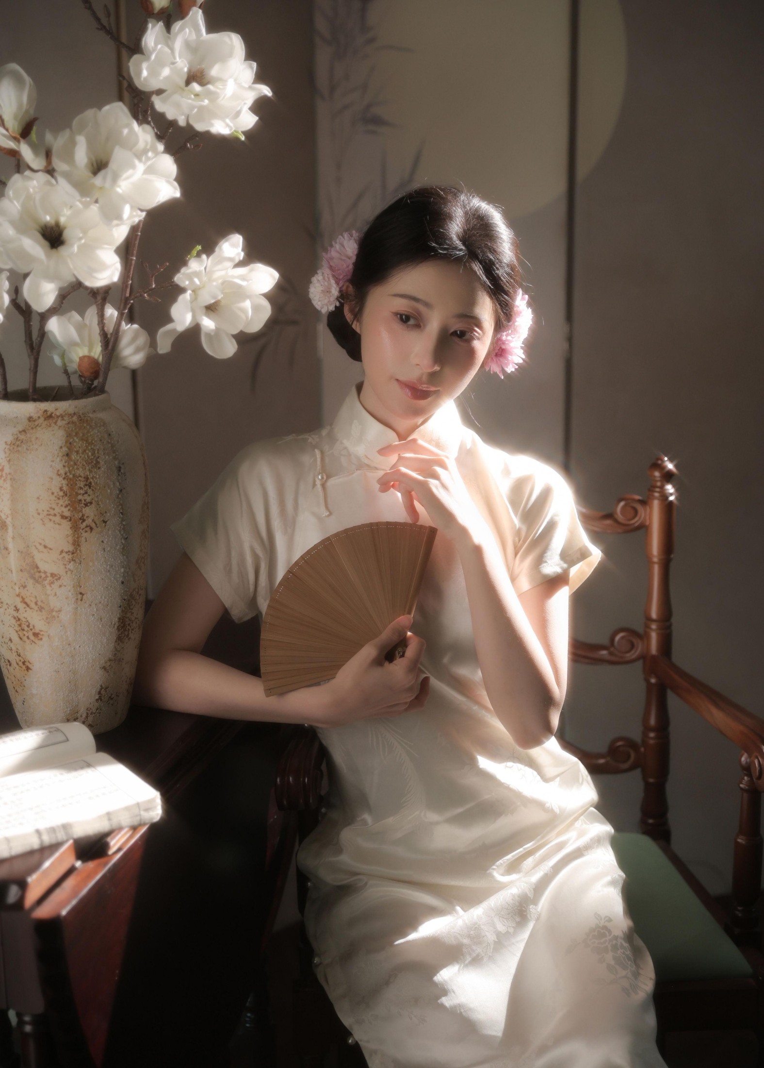 图片[2]-粉面姑娘 – 《玉兰花开》[13P]-COS写真在线网