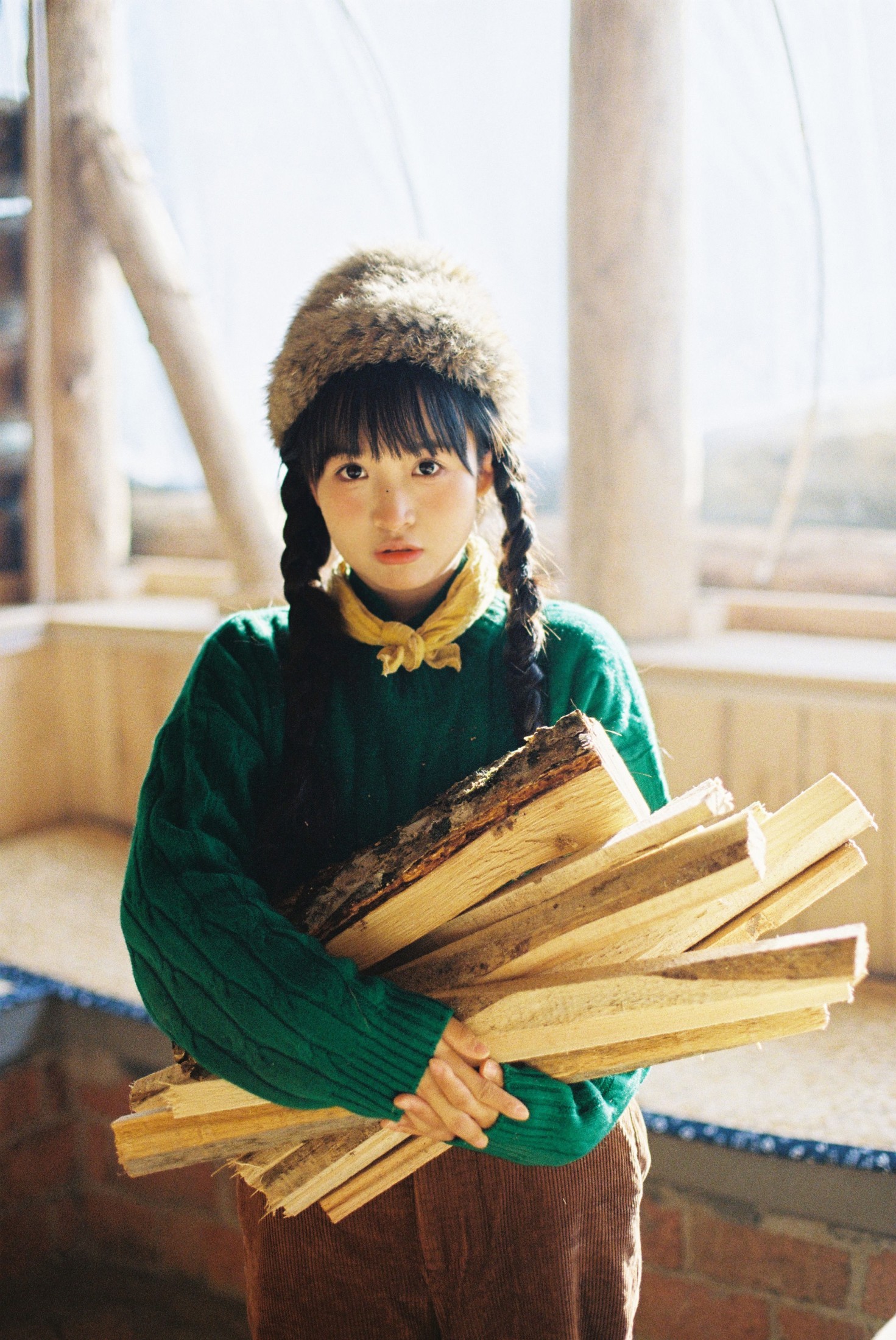 图片[5]-呼叫呼呼 – 《雪中小木屋》[35P]-COS写真在线网