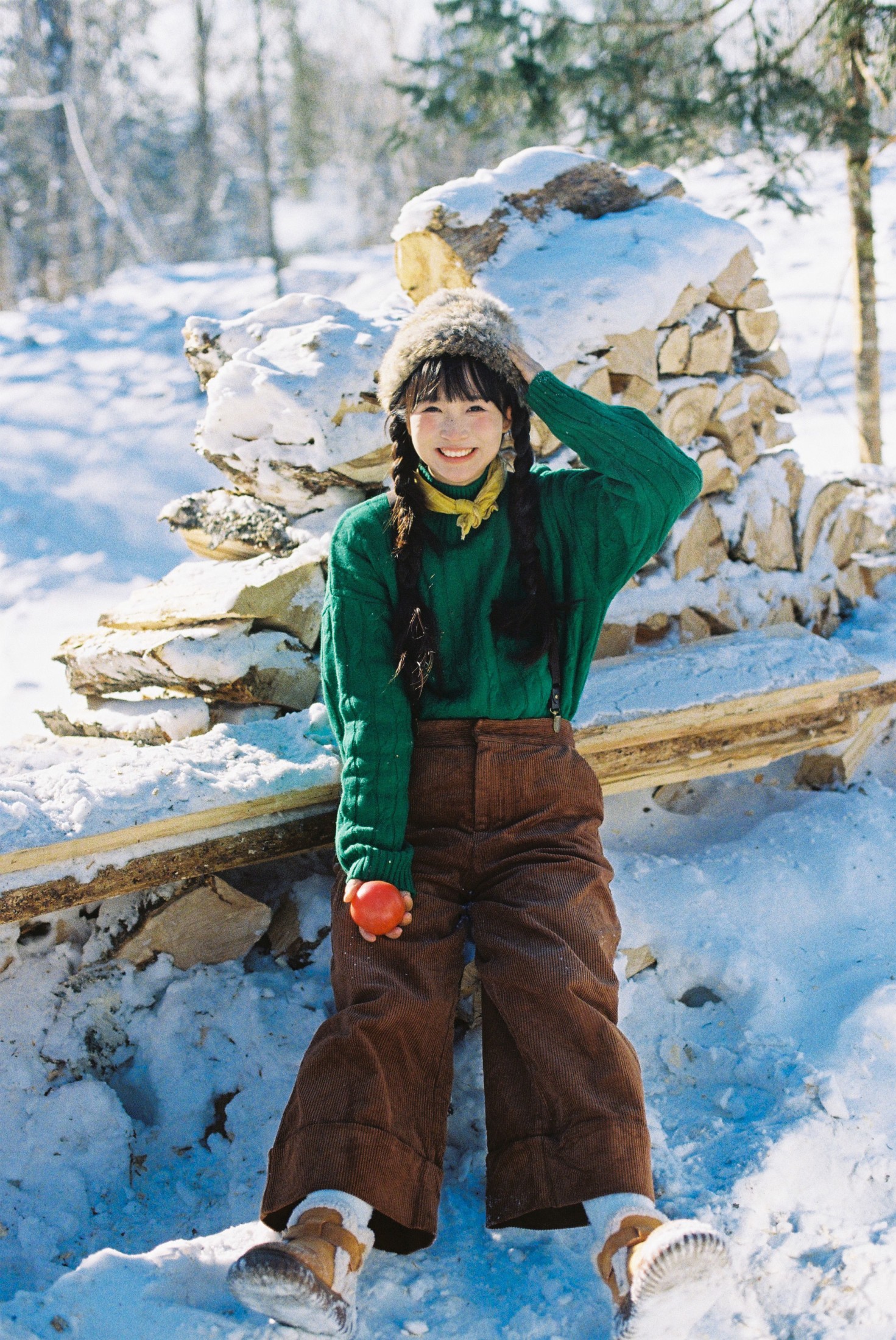 图片[6]-呼叫呼呼 – 《雪中小木屋》[35P]-COS写真在线网