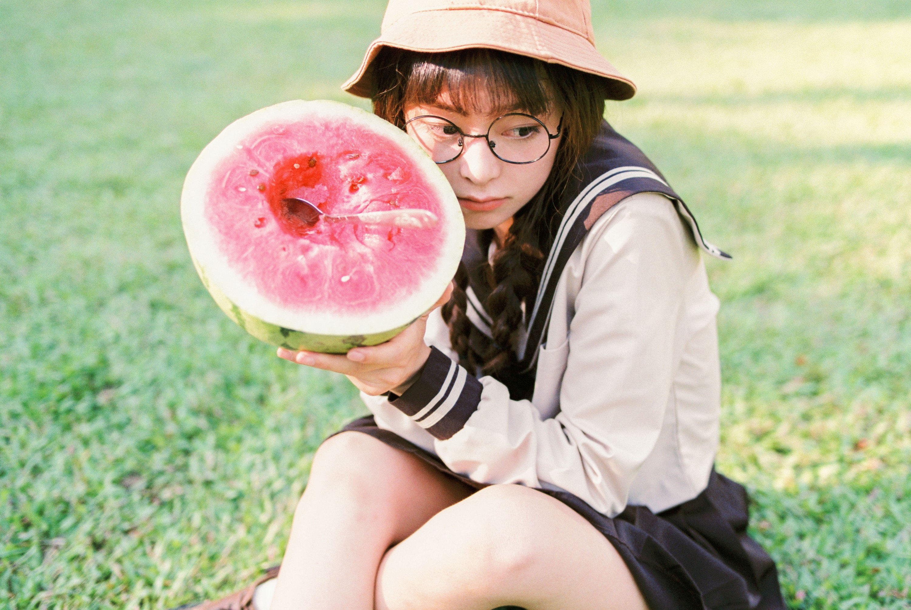 图片[4]-秋歌 – 《西瓜与少女》[14P]-COS写真在线网