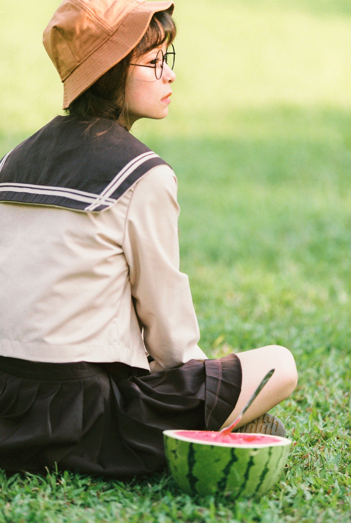 图片[3]-秋歌 – 《西瓜与少女》[14P]-COS写真在线网