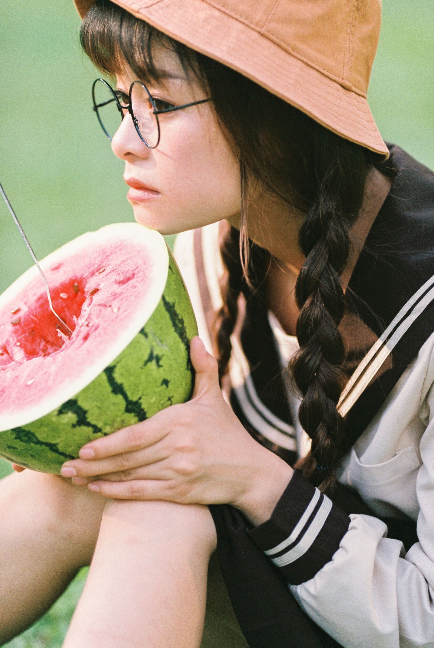 图片[5]-秋歌 – 《西瓜与少女》[14P]-COS写真在线网