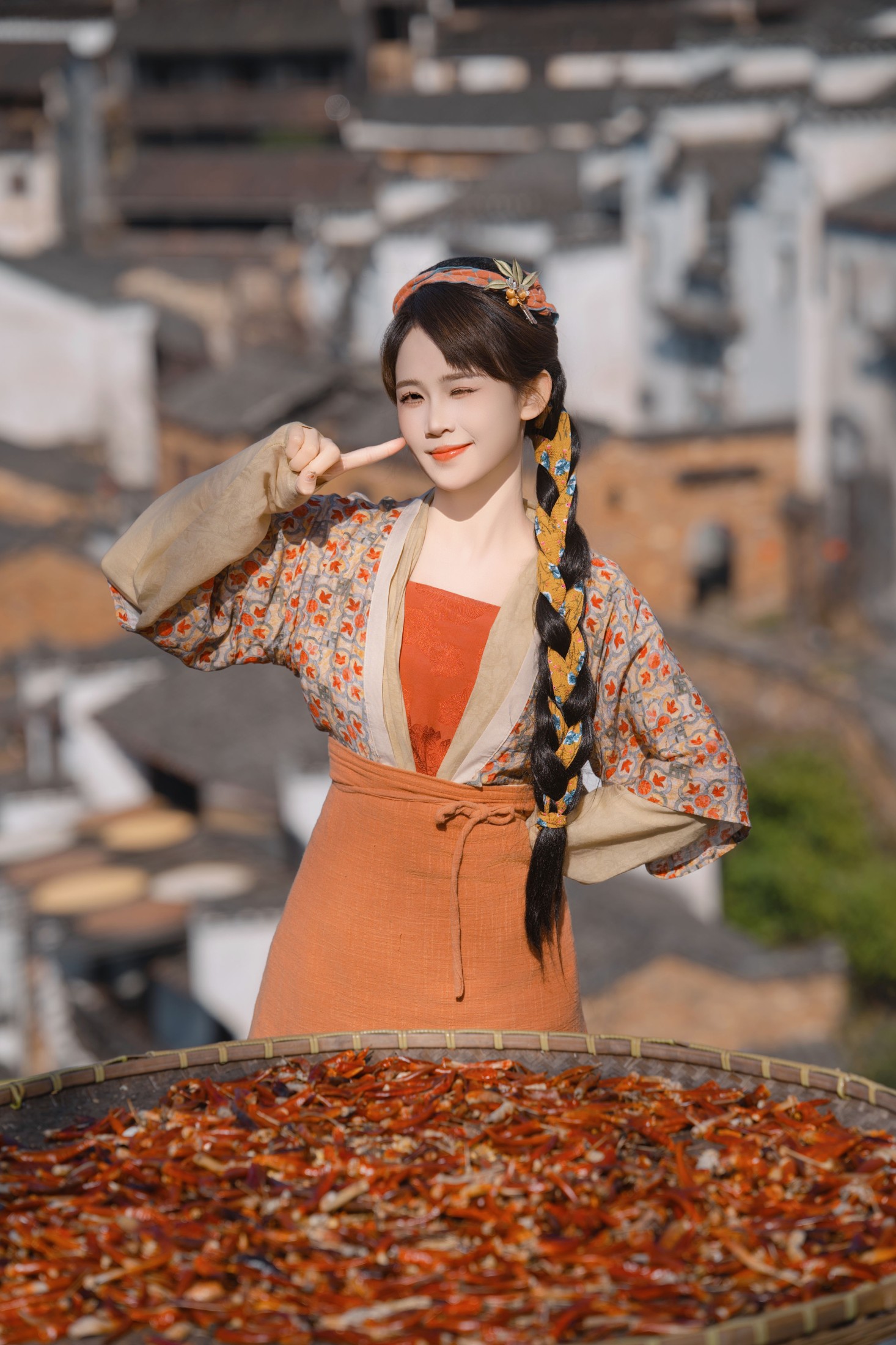图片[4]-张燕红 – 《橙色的秋收》[15P]-COS写真在线网