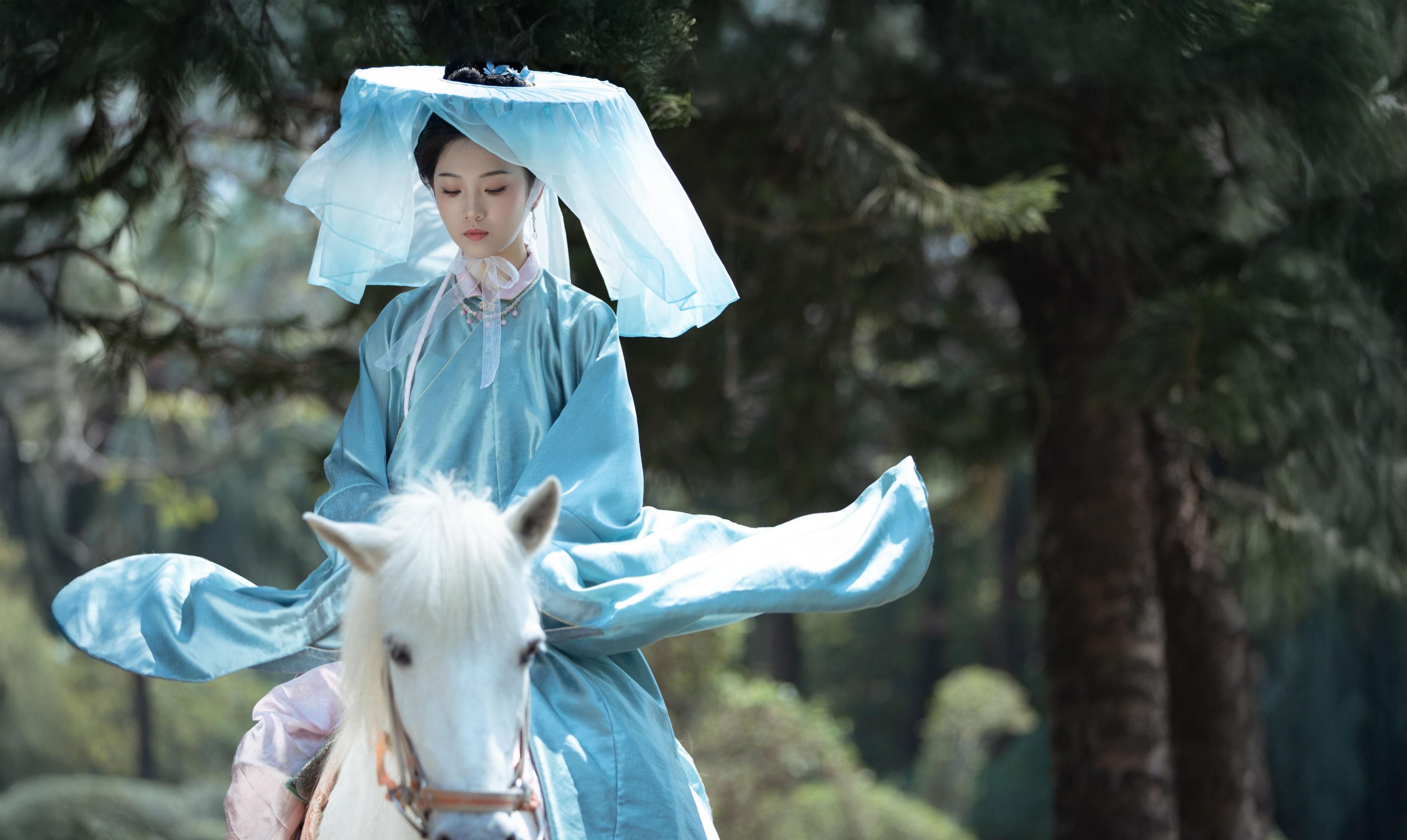 图片[2]-芝芝琪 – 《雁回时 庄寒雁仿妆》[30P]-COS写真在线网