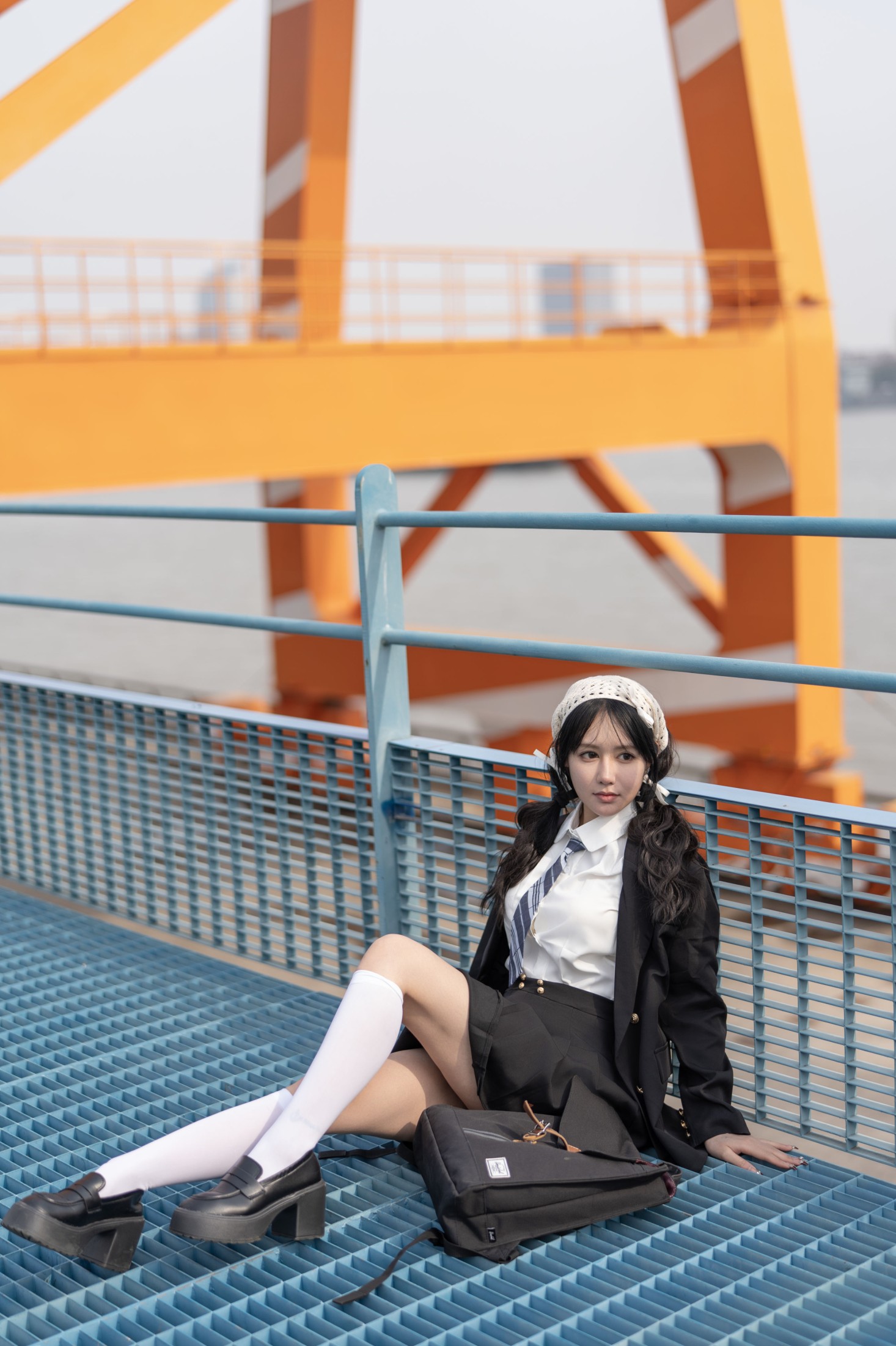 图片[3]-圆圆橙 – 《工业柔情》[32P]-COS写真在线网