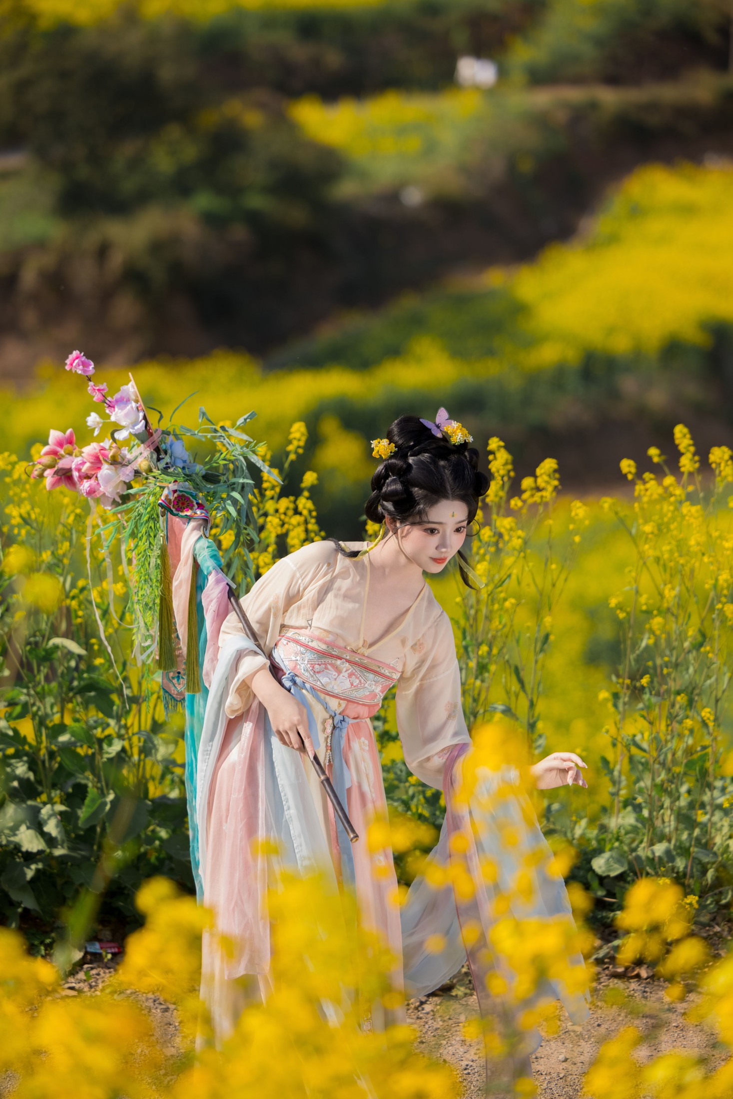 图片[3]-Yimi – 《油菜花与少女》[37P]-COS写真在线网
