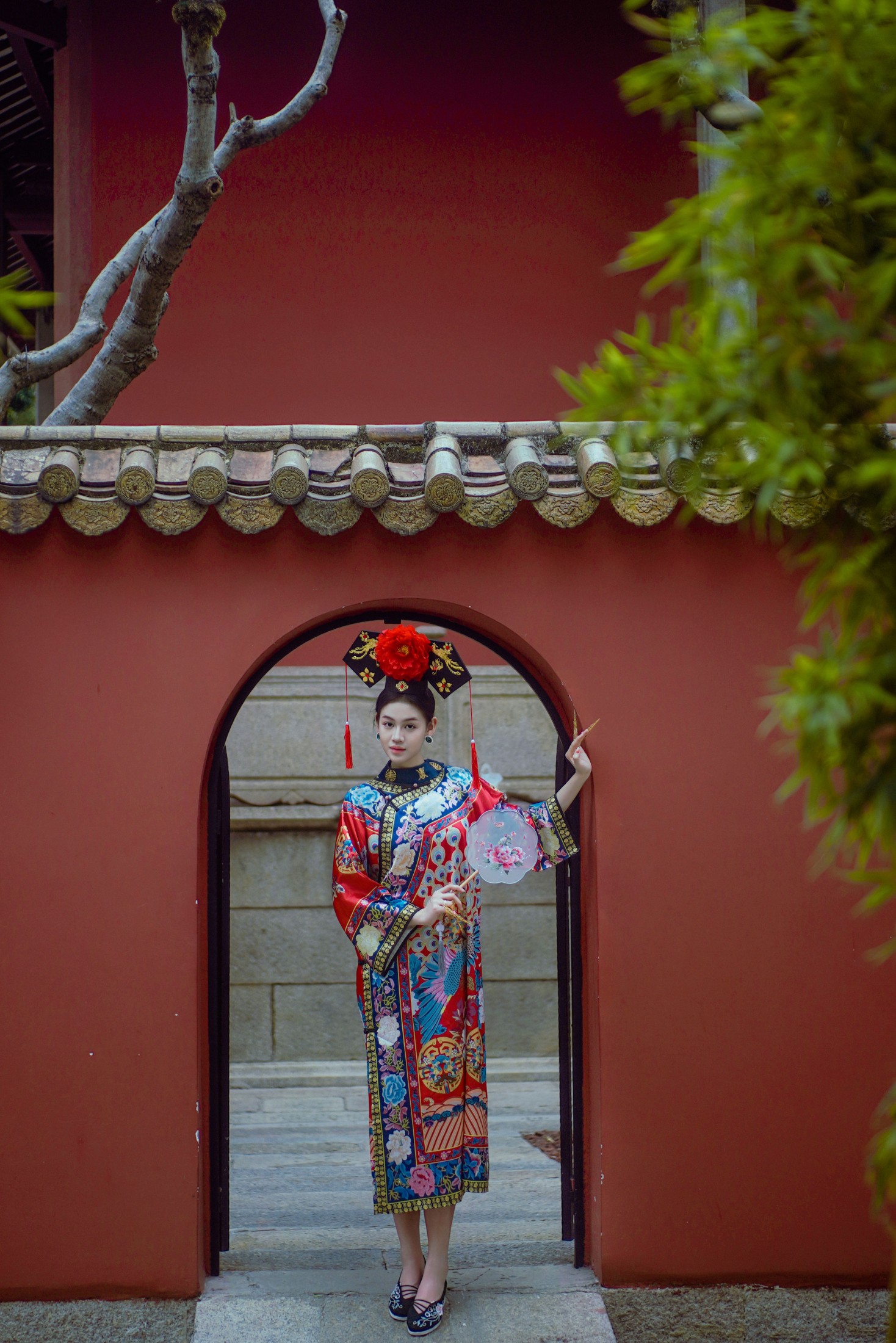 图片[6]-曼丽 – 《穿越清宫，红墙下的高挑格格》[46P]-COS写真在线网