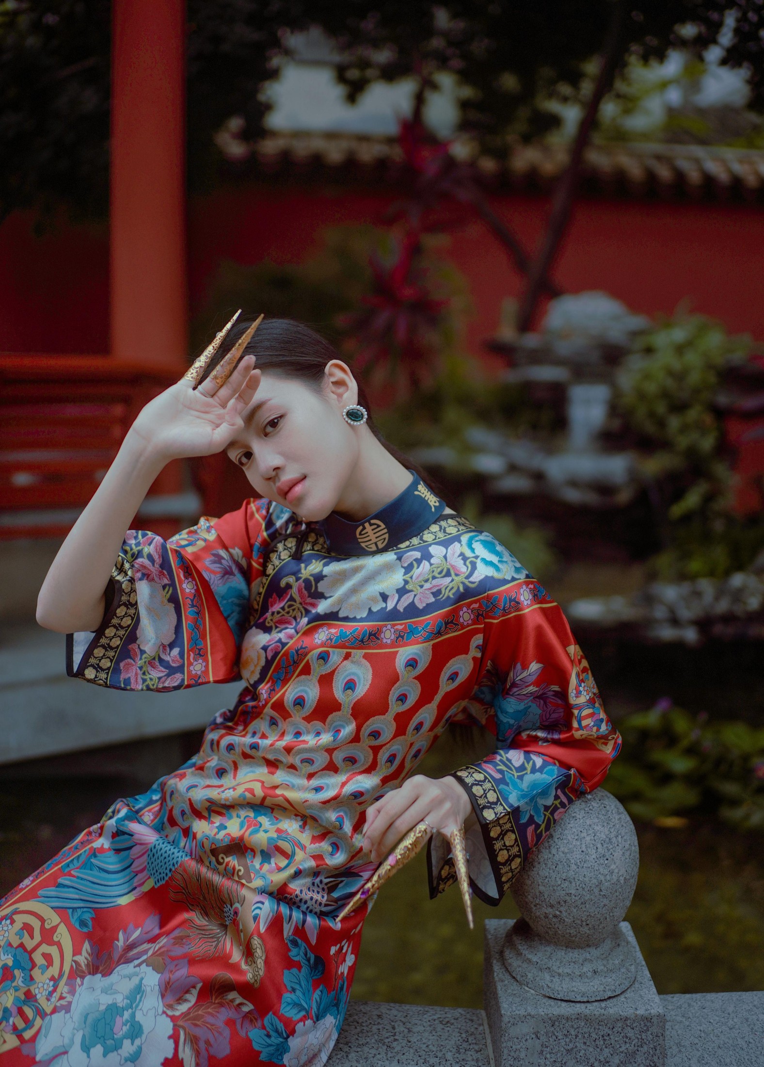 图片[2]-曼丽 – 《穿越清宫，红墙下的高挑格格》[46P]-COS写真在线网