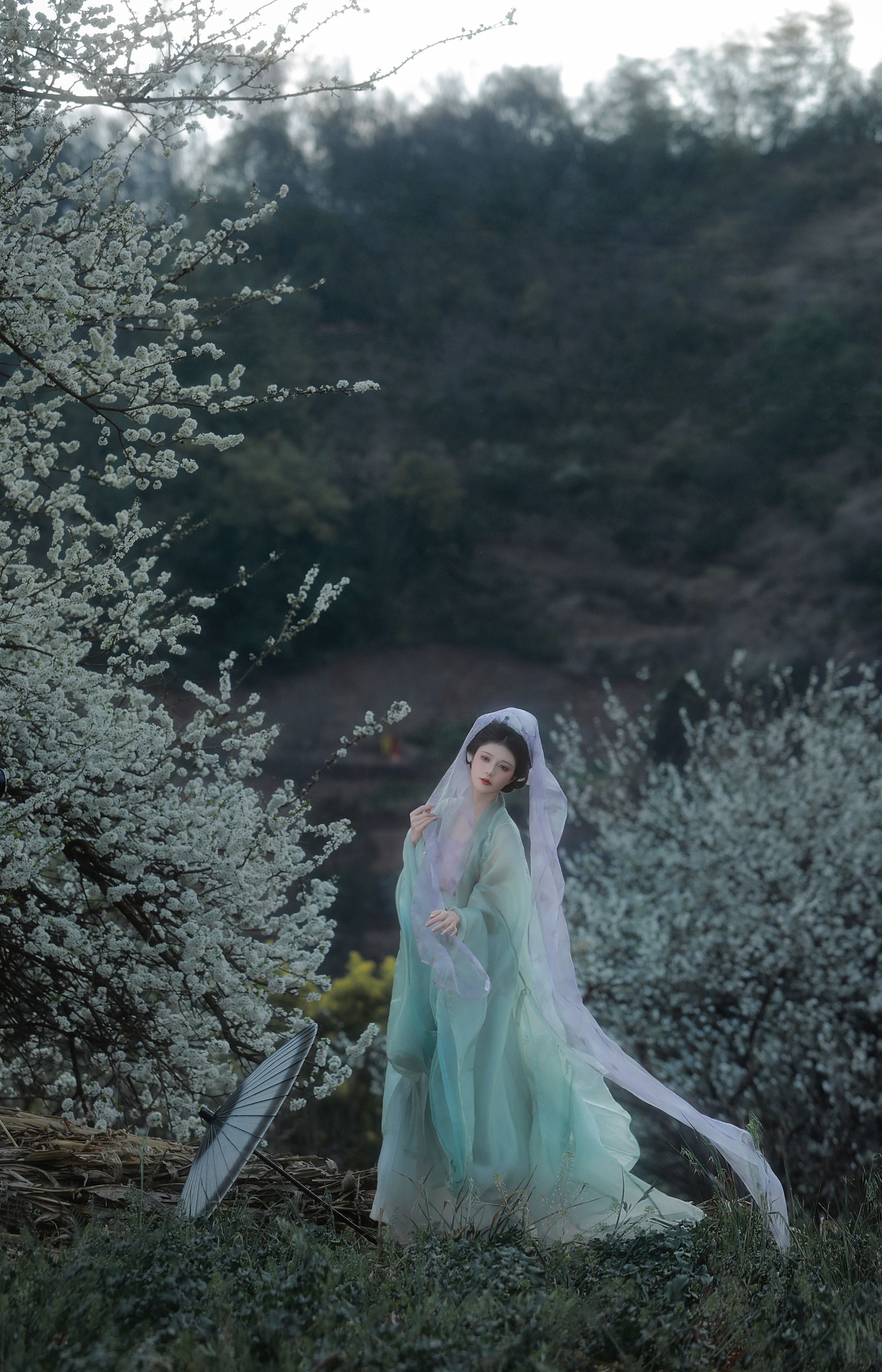 图片[5]-吾岁岁 – 《春山如黛草如烟》[22P]-COS写真在线网