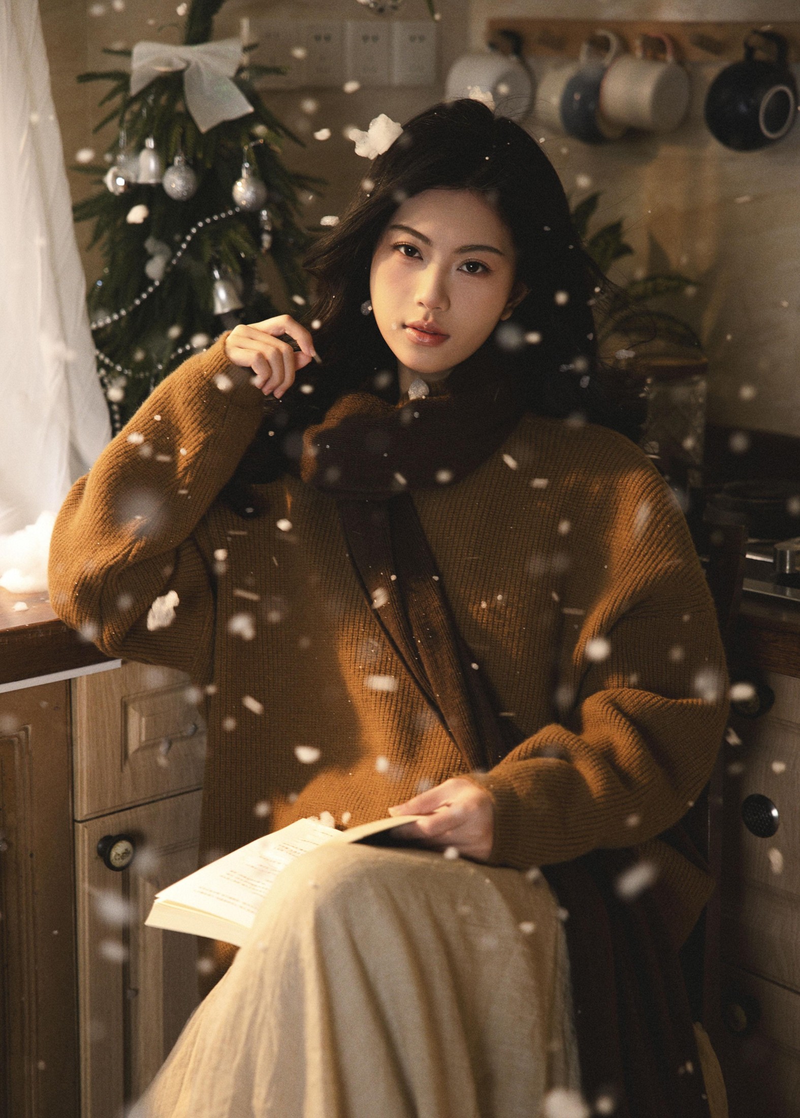 图片[2]-单单 – 《深秋厨房的文艺少女》[13P]-COS写真在线网