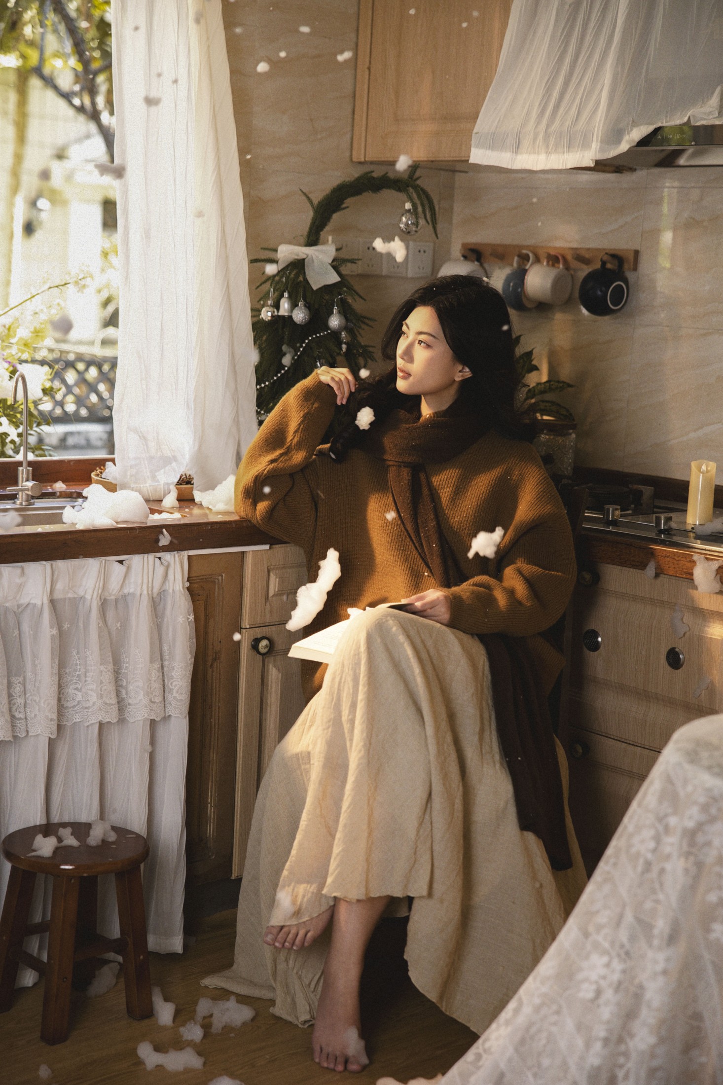图片[3]-单单 – 《深秋厨房的文艺少女》[13P]-COS写真在线网