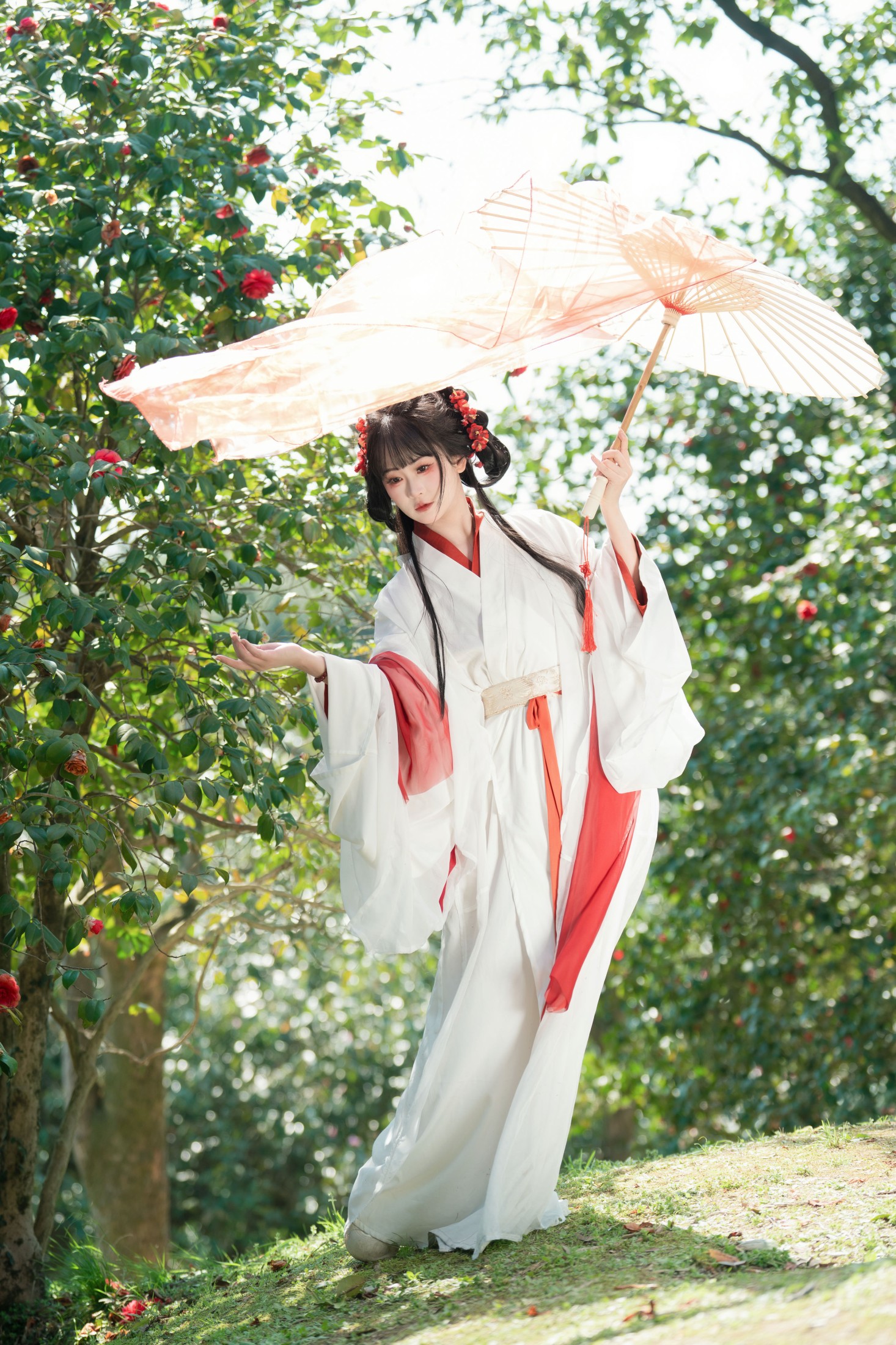 图片[3]-湫一只岁岁 – 《邂逅山茶花》[27P]-COS写真在线网