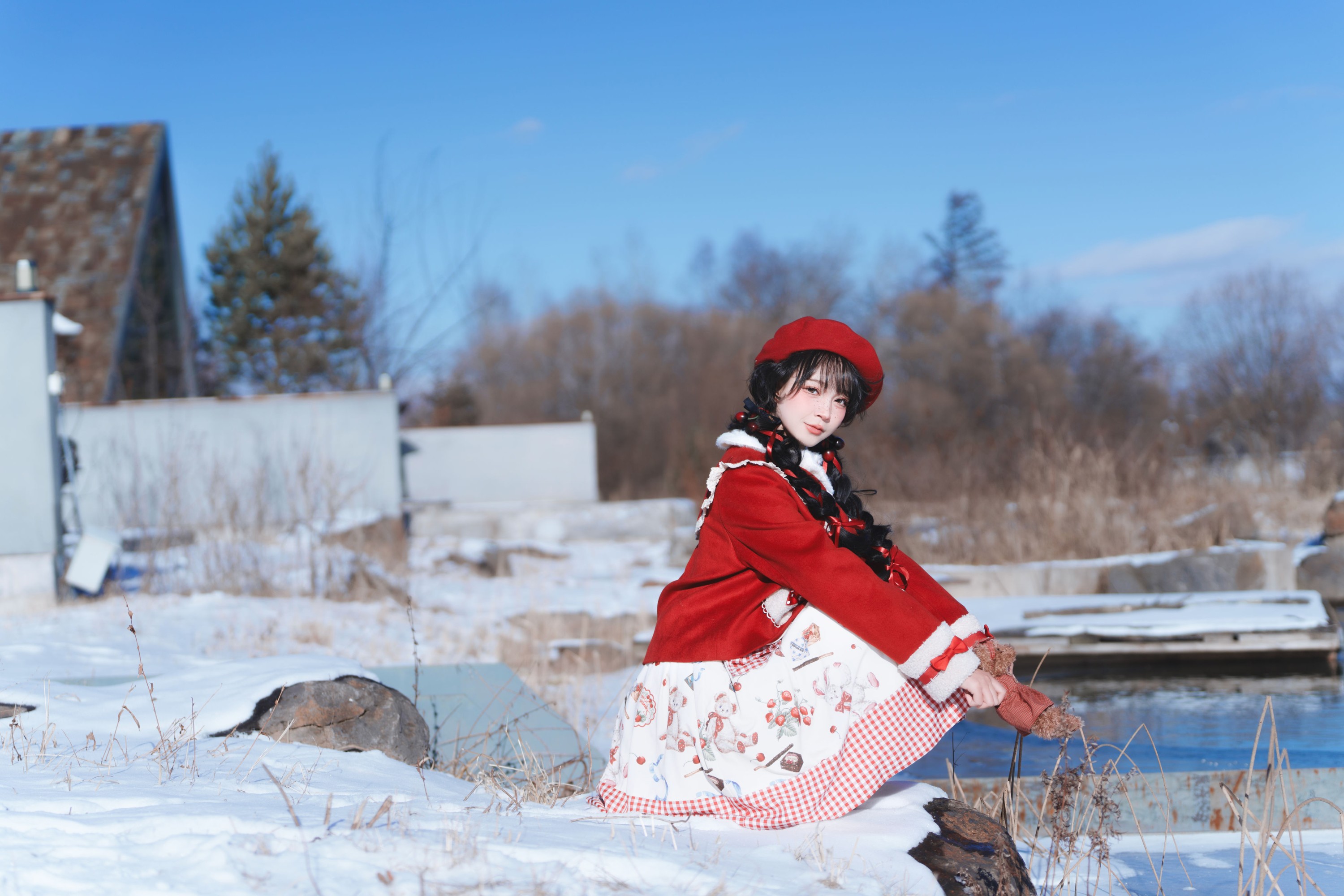 图片[3]-Disexi思宁 – 《雪地里的小红帽》[39P]-COS写真在线网