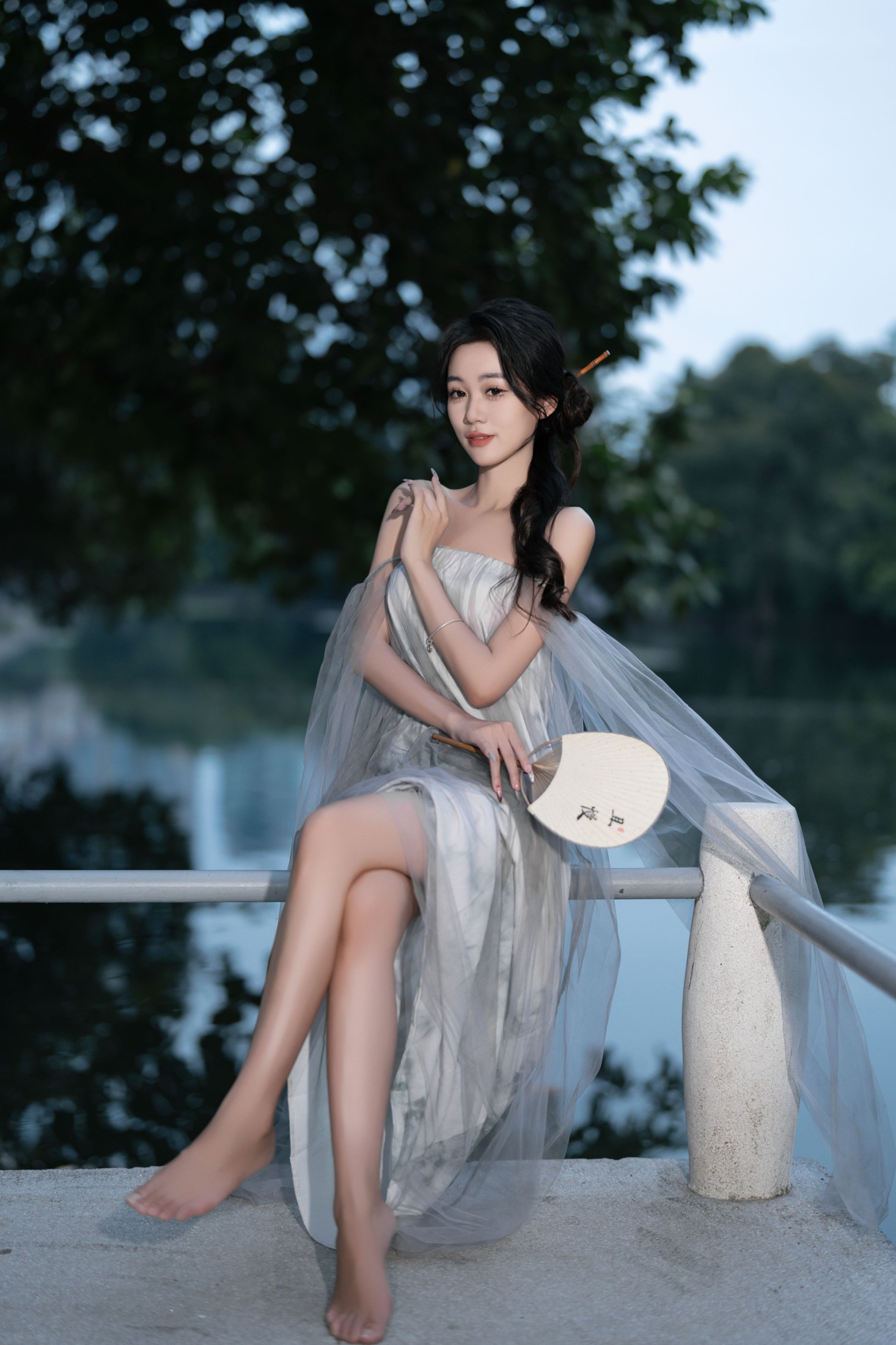 图片[4]-达希Dacy – 《扇舞幽林间》[38P]-COS写真在线网