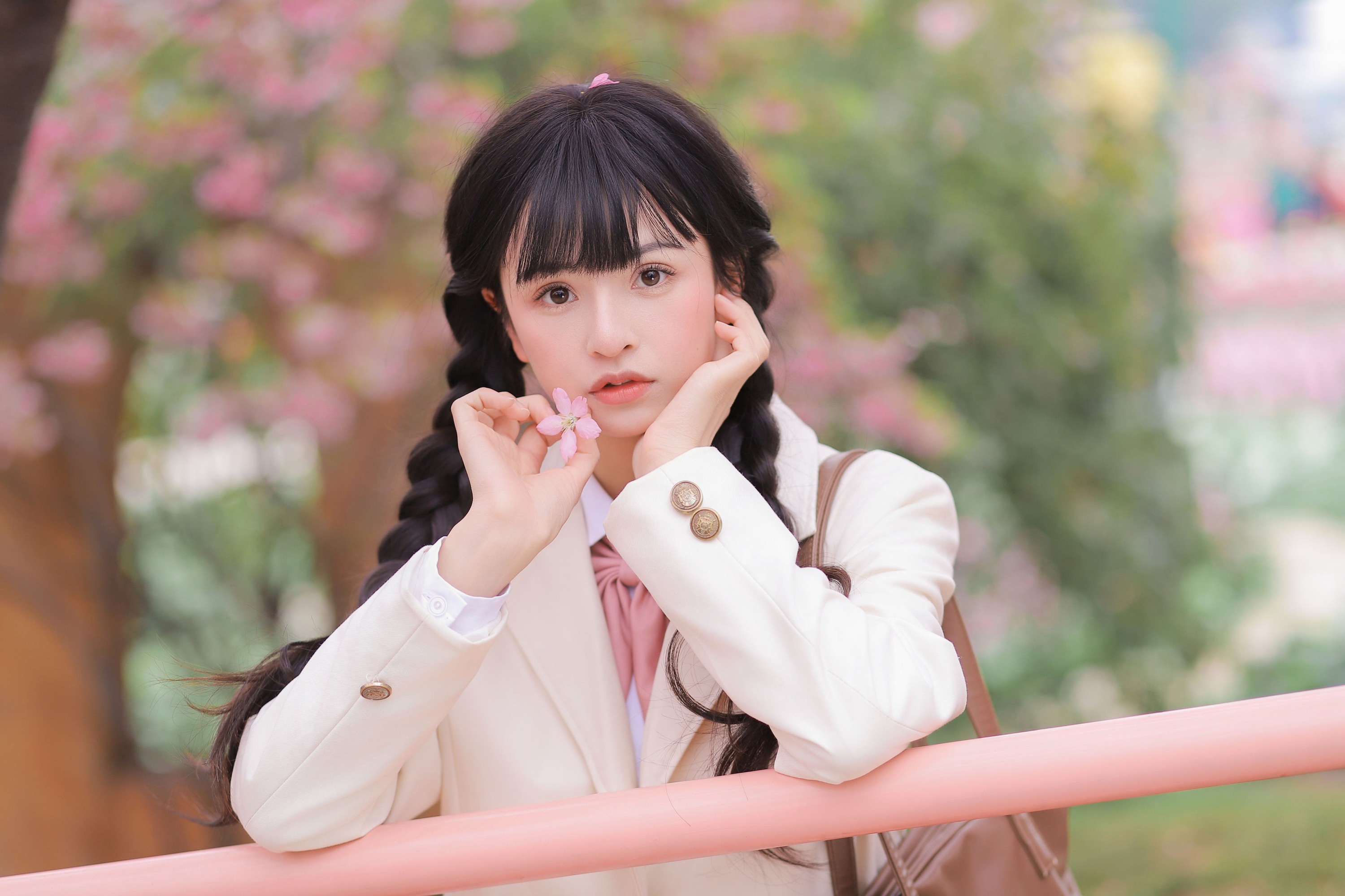 图片[4]-捉到一只苏苏 – 《樱花树下》[27P]-COS写真在线网