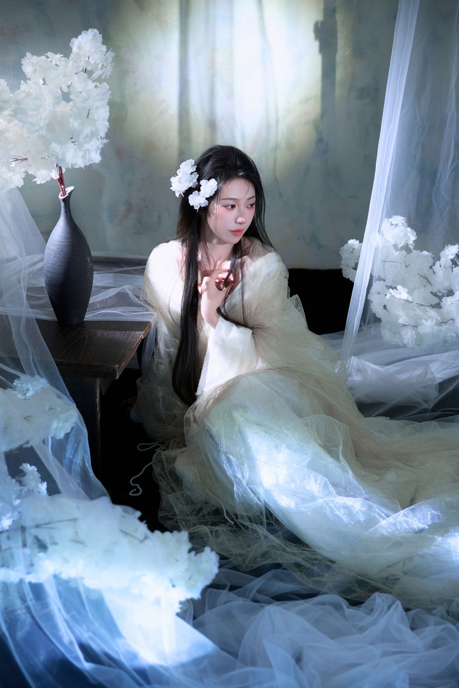 图片[5]-粉面姑娘 – 《梨花白》[14P]-COS写真在线网