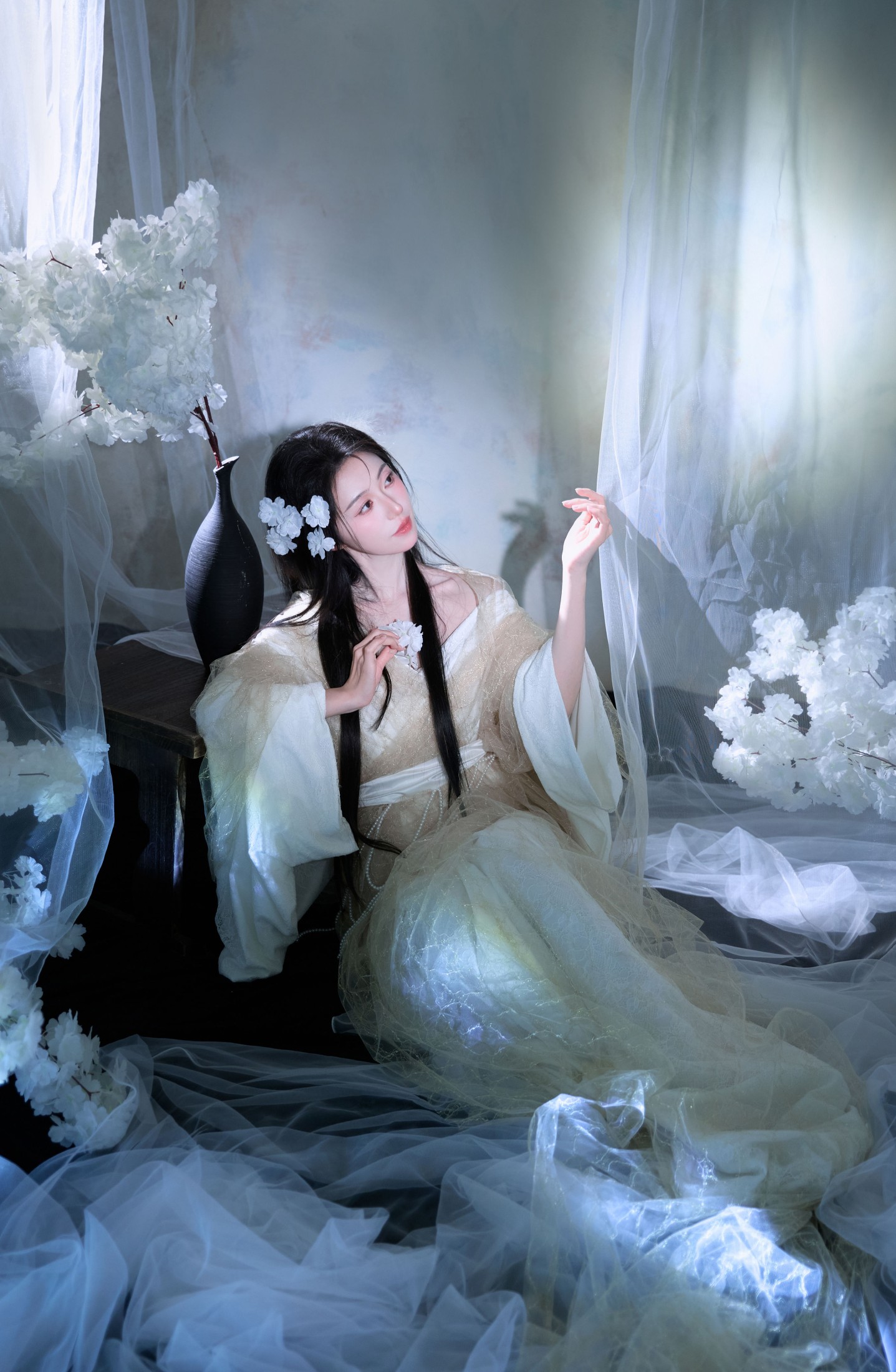 图片[3]-粉面姑娘 – 《梨花白》[14P]-COS写真在线网