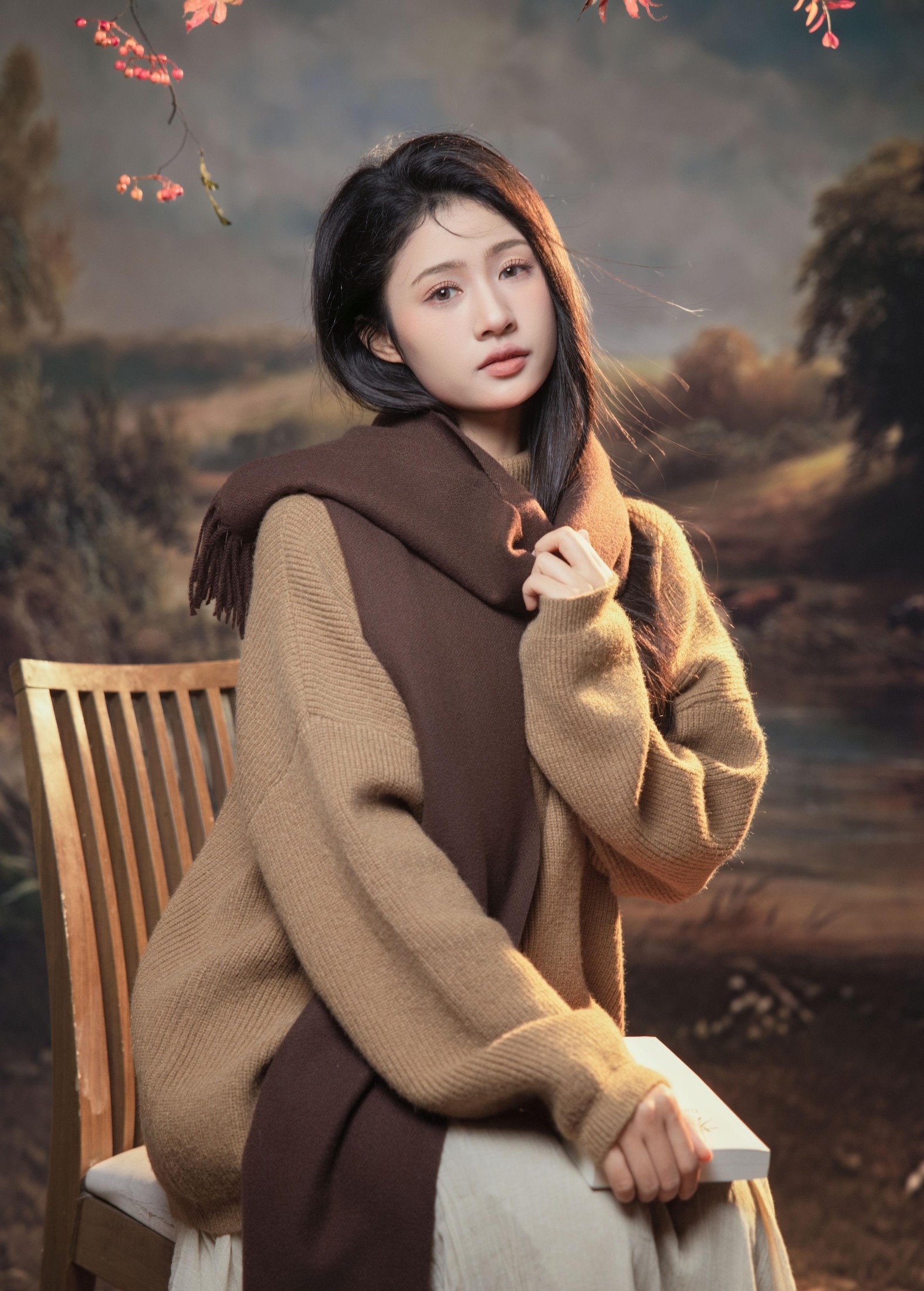 图片[2]-欣欣 – 《深秋的文艺少女》[13P]-COS写真在线网