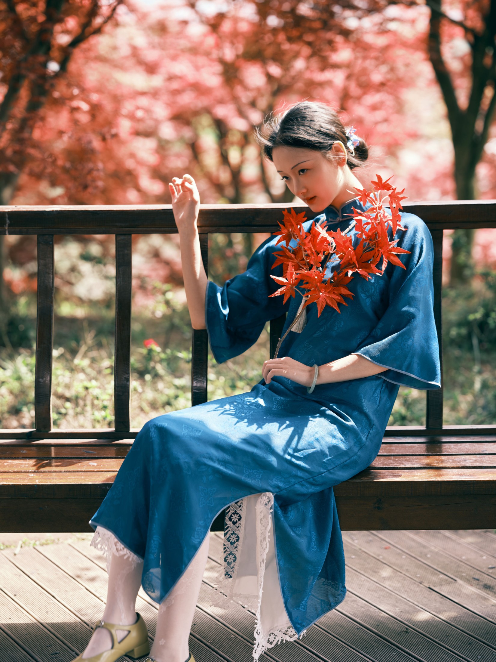 图片[4]-妖怪哪里逃 – 《红林染》[39P]-COS写真在线网