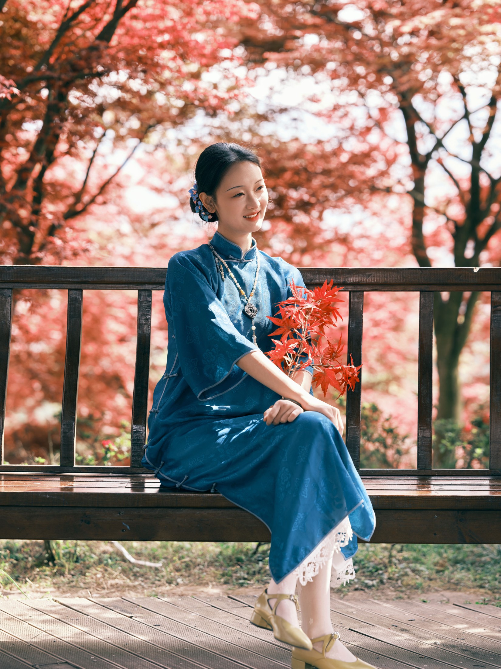 图片[6]-妖怪哪里逃 – 《红林染》[39P]-COS写真在线网