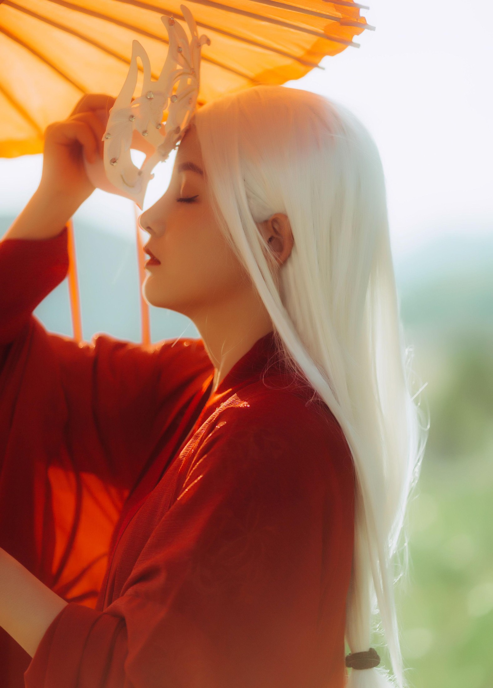 图片[2]-彭彭 – 《白发魔女》[20P]-COS写真在线网