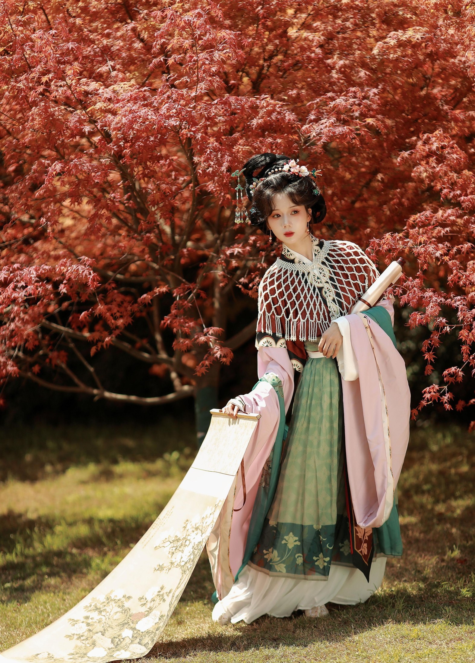 图片[2]-是三七呀 – 《枫叶仕女图》[15P]-COS写真在线网