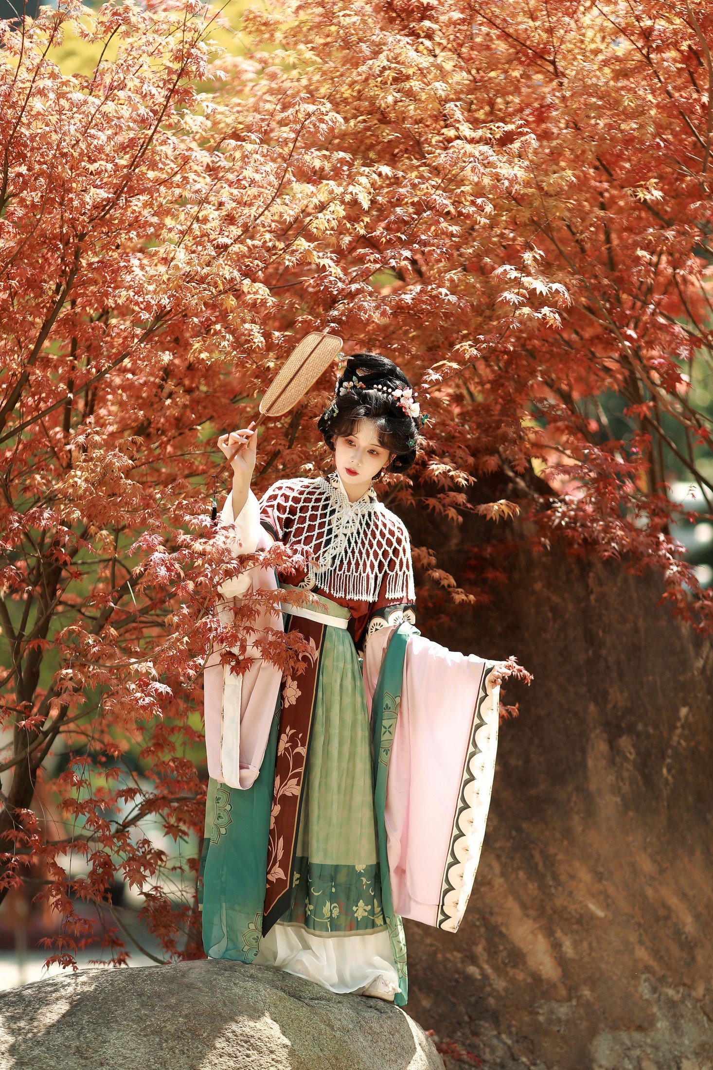 图片[5]-是三七呀 – 《枫叶仕女图》[15P]-COS写真在线网