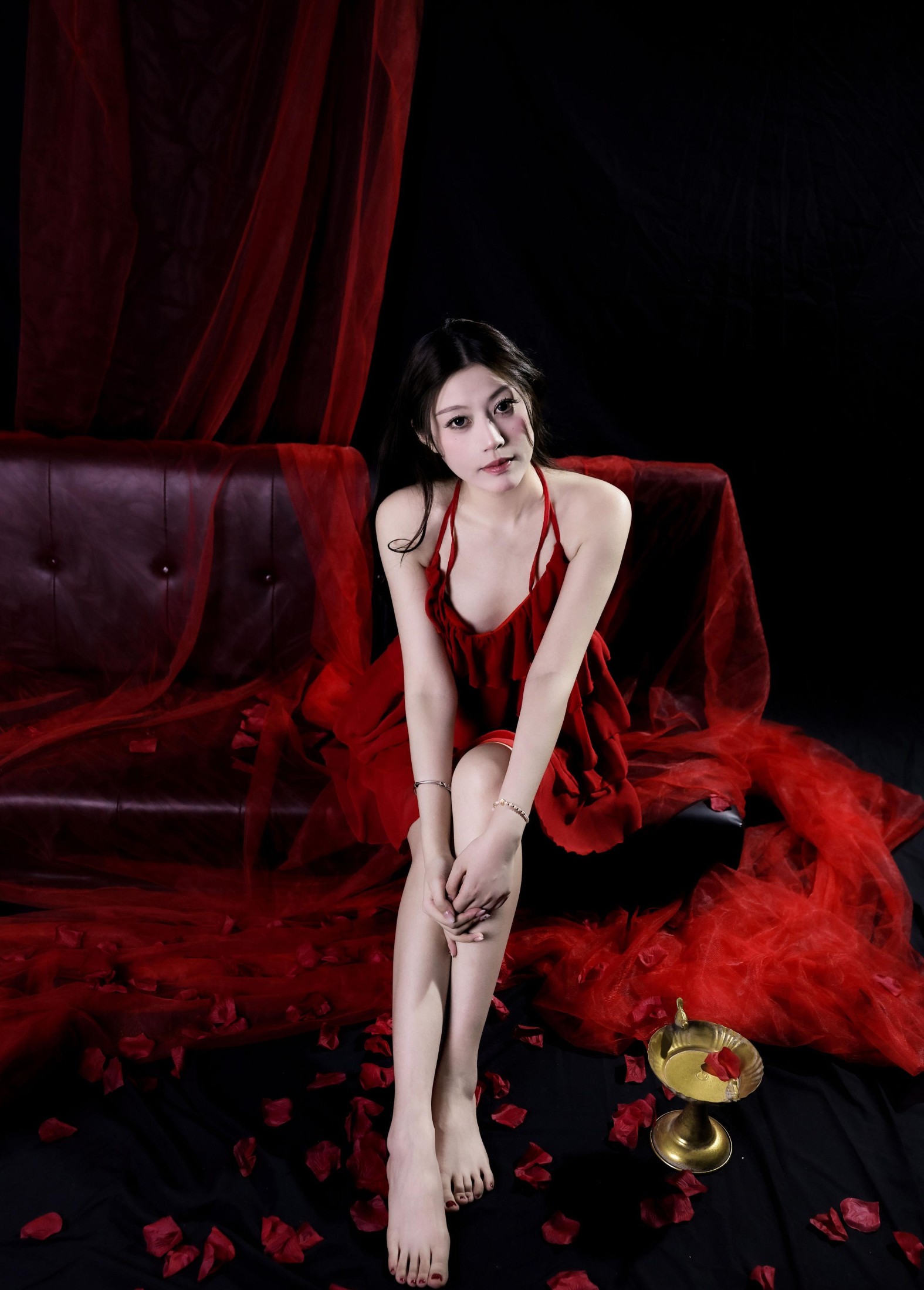 图片[2]-– 《红色纱裙》[20P]-COS写真在线网