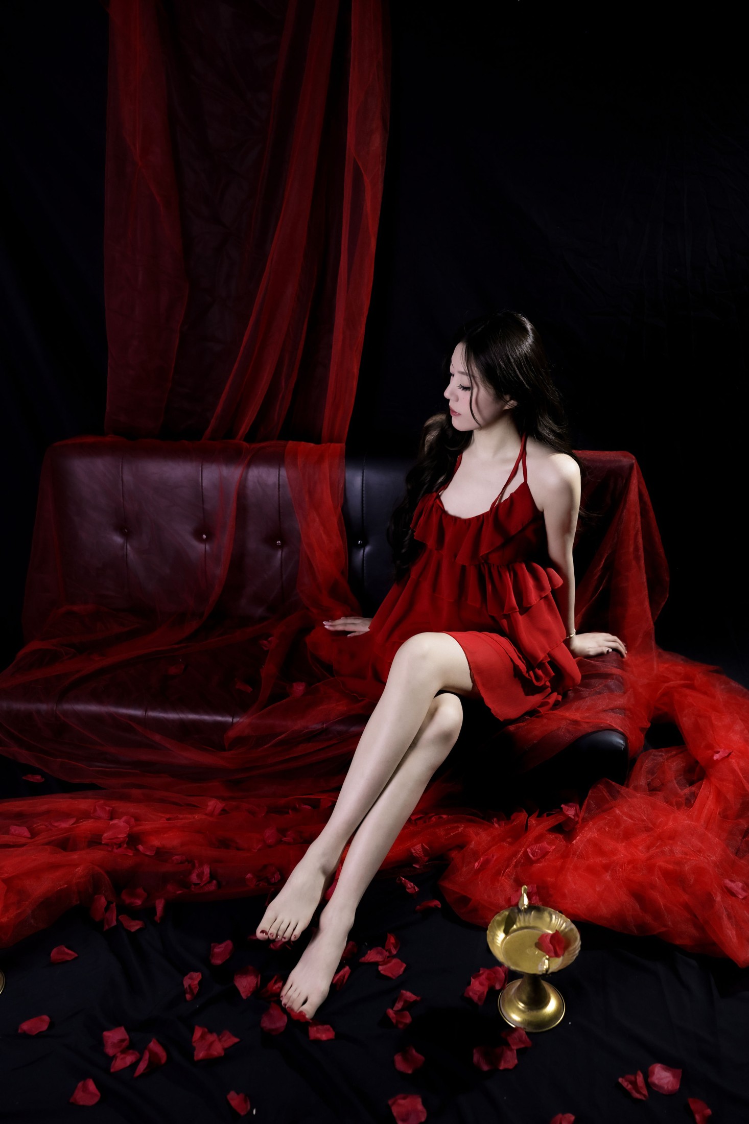 图片[5]-– 《红色纱裙》[20P]-COS写真在线网