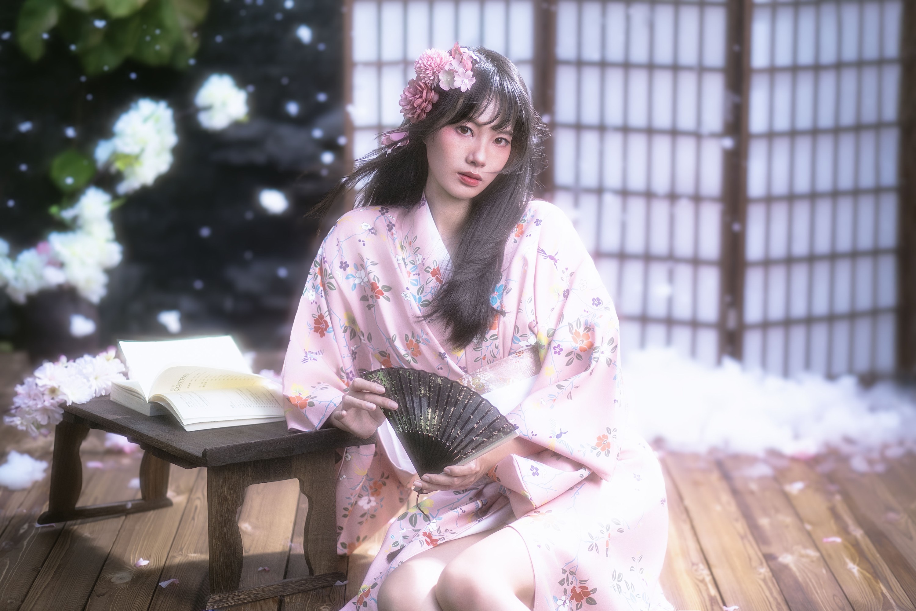 图片[5]-欣欣 – 《夜樱和服少女》[14P]-COS写真在线网