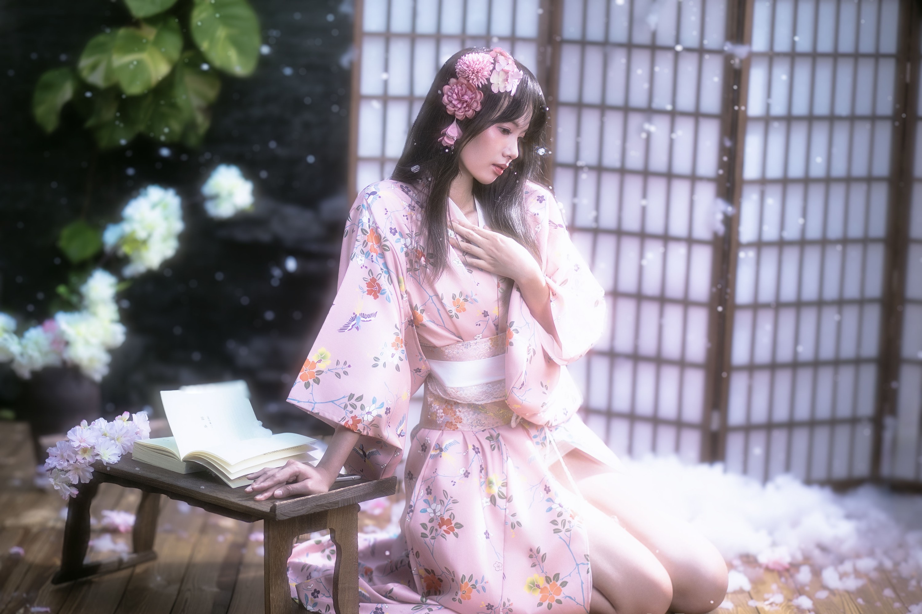图片[4]-欣欣 – 《夜樱和服少女》[14P]-COS写真在线网