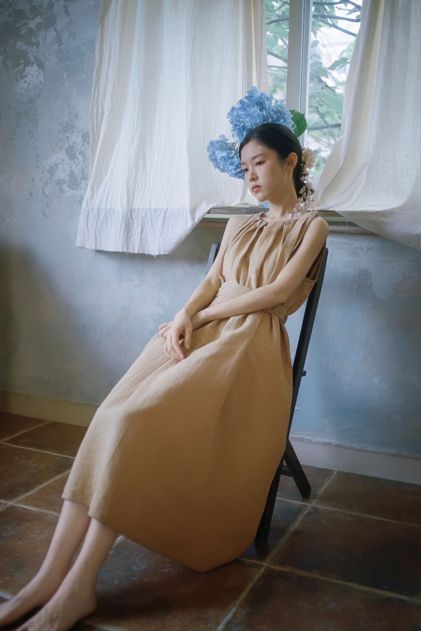 图片[5]-一只柚子 – 《时光诗画：花影少女时光》[47P]-COS写真在线网