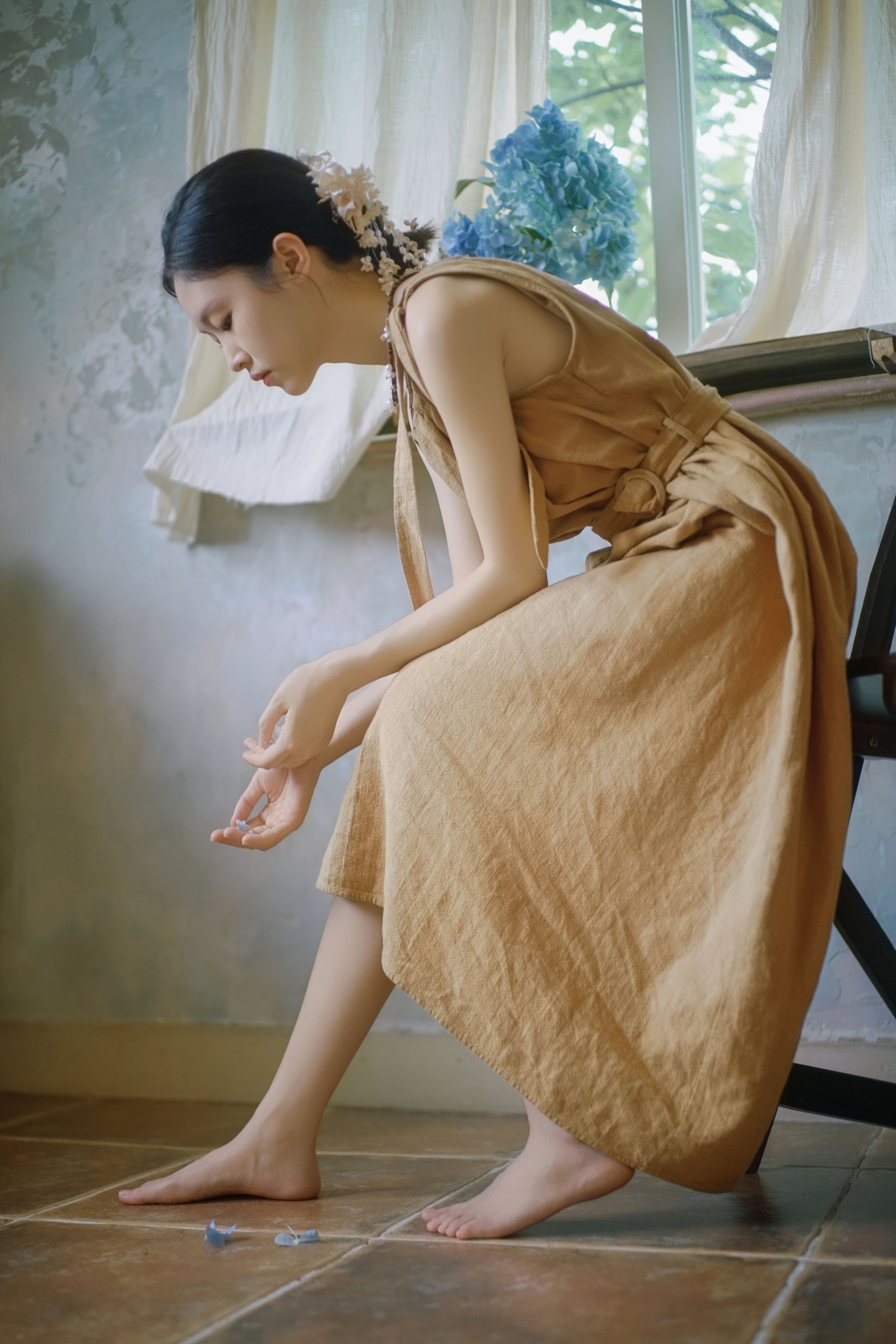 图片[4]-一只柚子 – 《时光诗画：花影少女时光》[47P]-COS写真在线网
