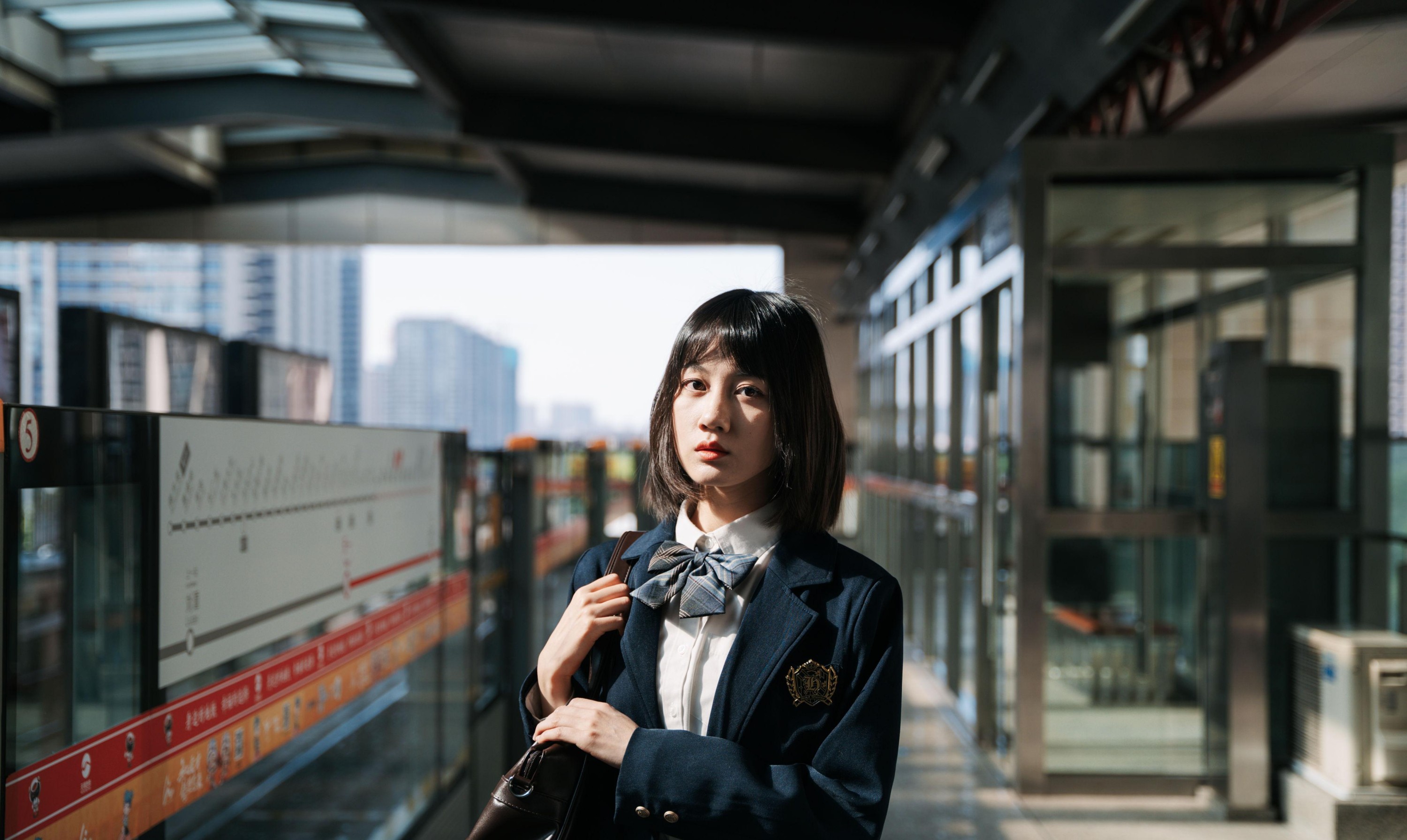 图片[2]-七七 – 《电影感日系地铁人像》[23P]-COS写真在线网