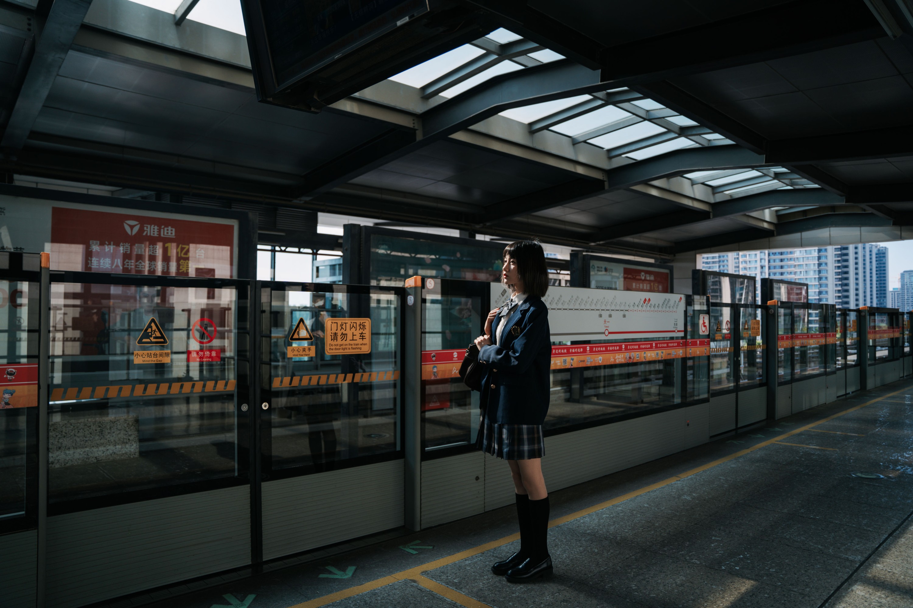 图片[3]-七七 – 《电影感日系地铁人像》[23P]-COS写真在线网