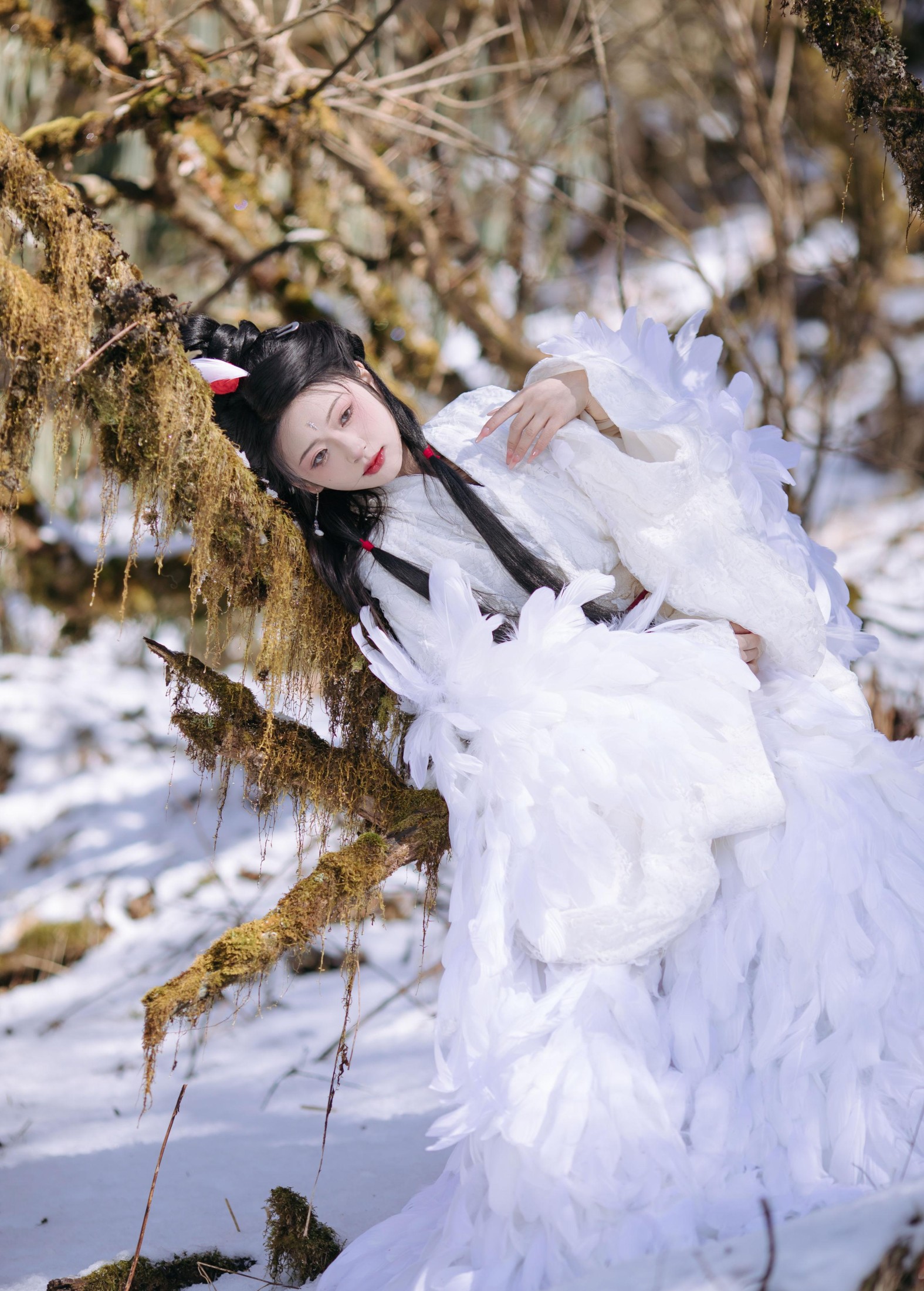 图片[2]-赤嫣在这里～ – 《鹤族圣女》[18P]-COS写真在线网