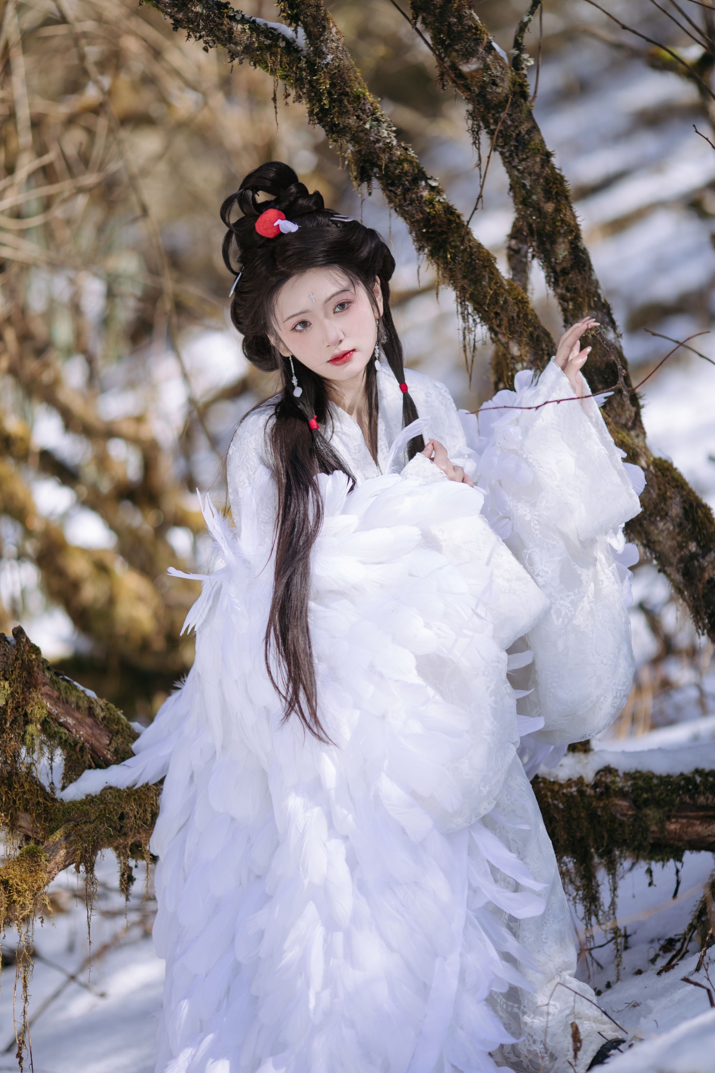 图片[3]-赤嫣在这里～ – 《鹤族圣女》[18P]-COS写真在线网