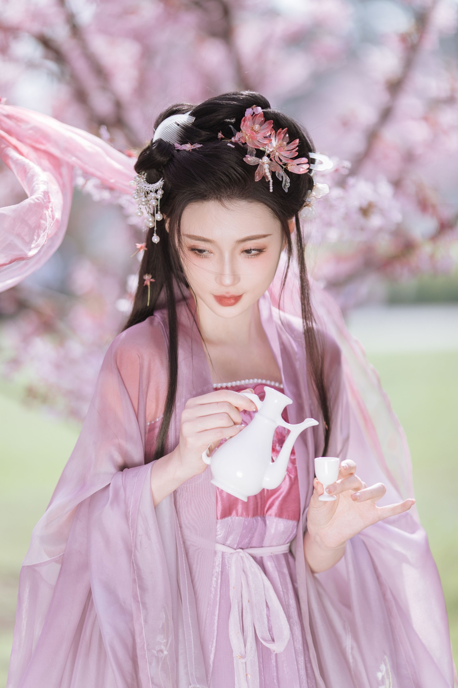 图片[3]-柳柳杨柳柳 – 《风起樱如雪》[18P]-COS写真在线网