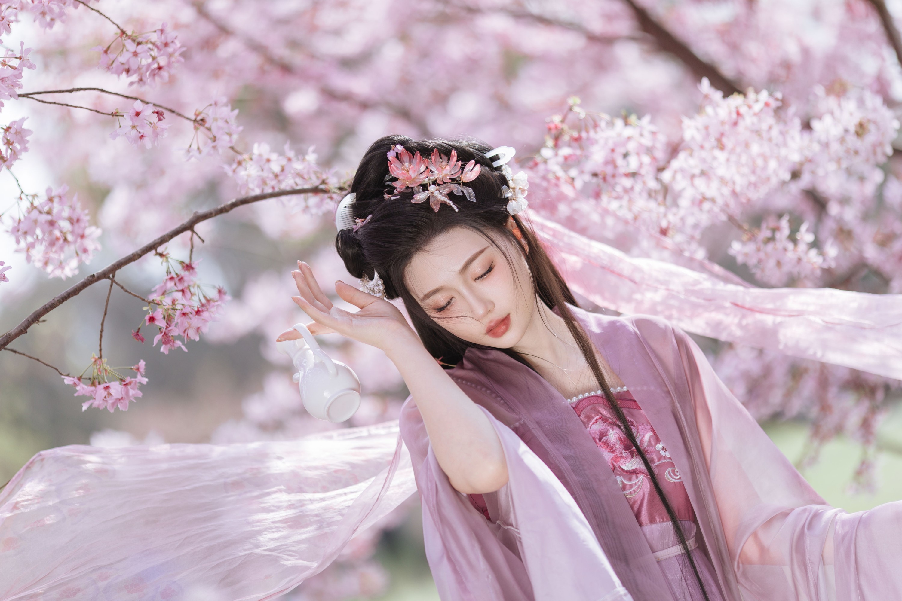 图片[4]-柳柳杨柳柳 – 《风起樱如雪》[18P]-COS写真在线网
