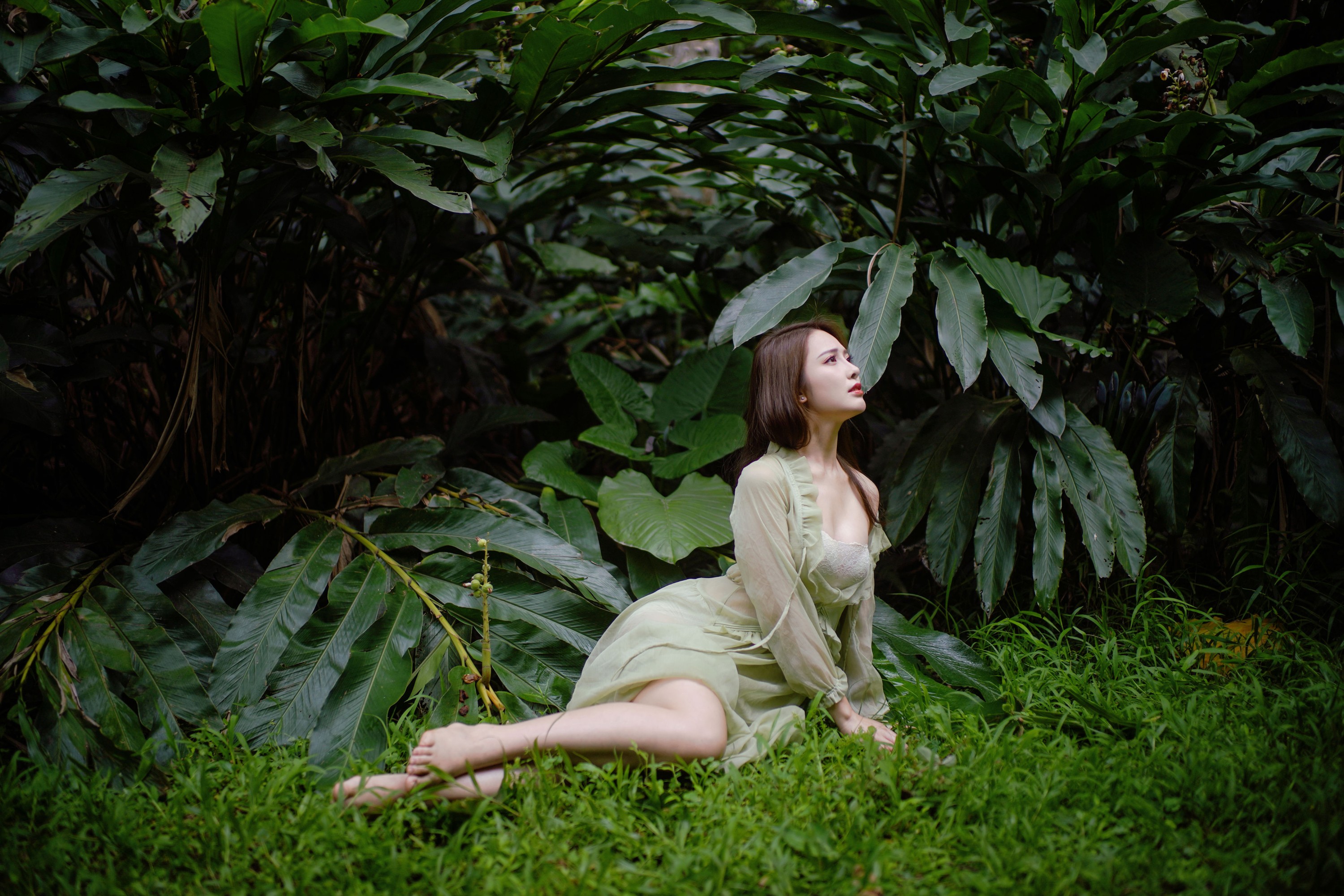 图片[5]-– 《森林童话：绿裙少女与光共舞》[39P]-COS写真在线网