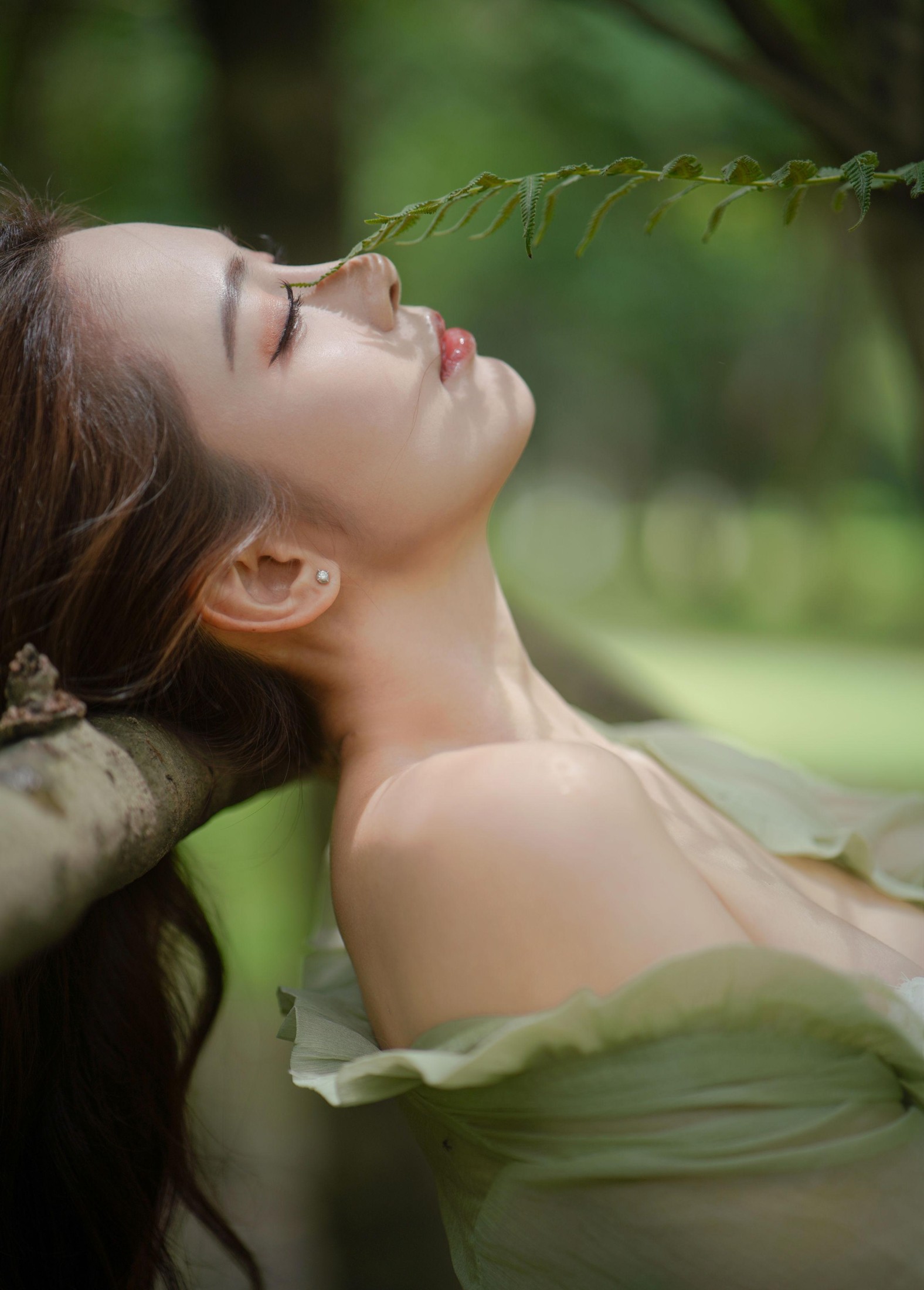 图片[2]-– 《森林童话：绿裙少女与光共舞》[39P]-COS写真在线网