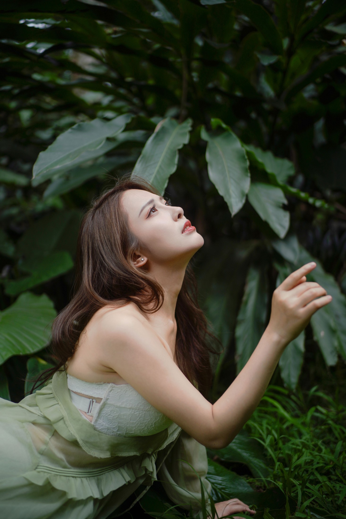 图片[6]-– 《森林童话：绿裙少女与光共舞》[39P]-COS写真在线网