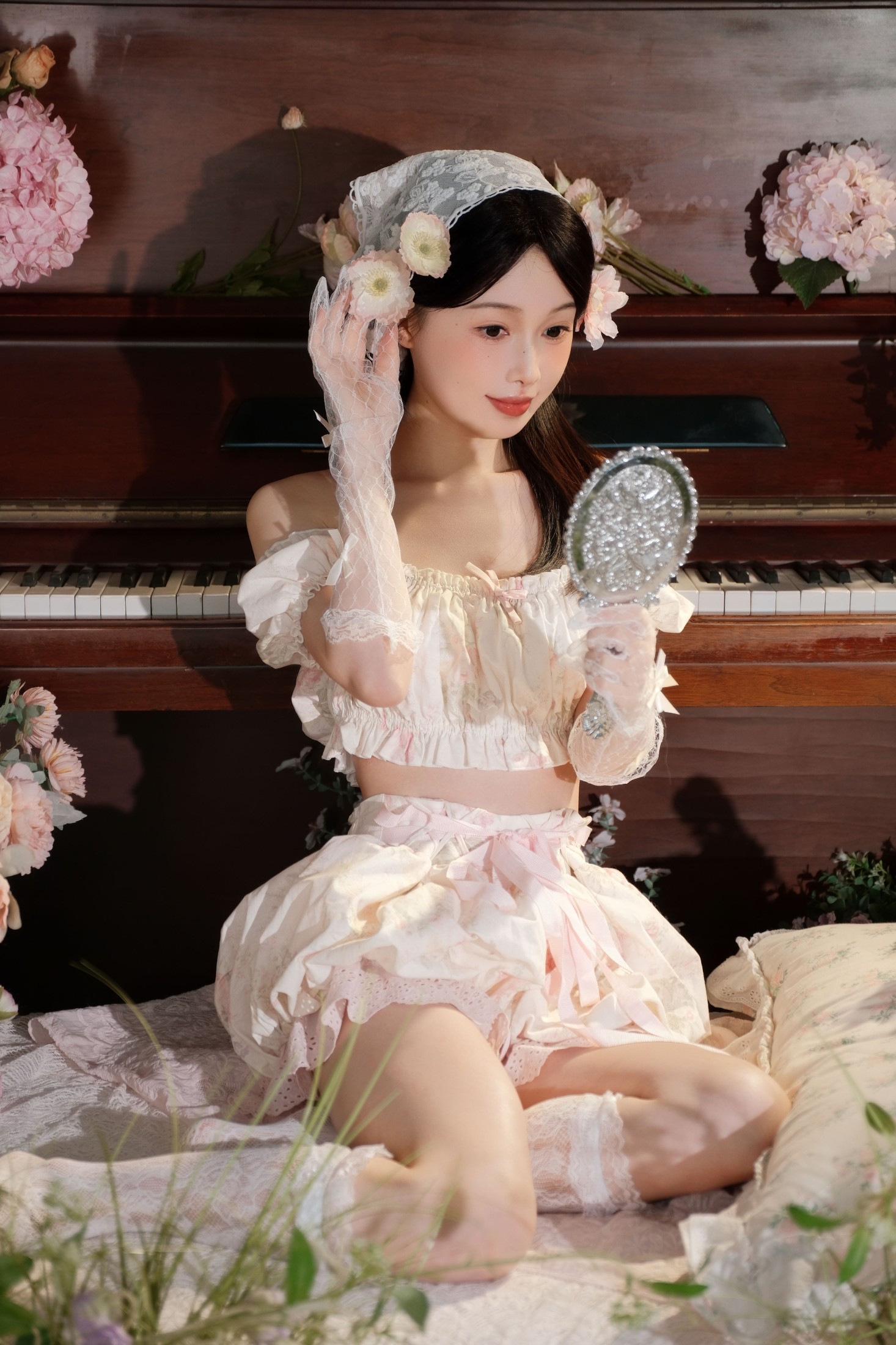 图片[4]-酸奶加心好好次 – 《花》[18P]-COS写真在线网