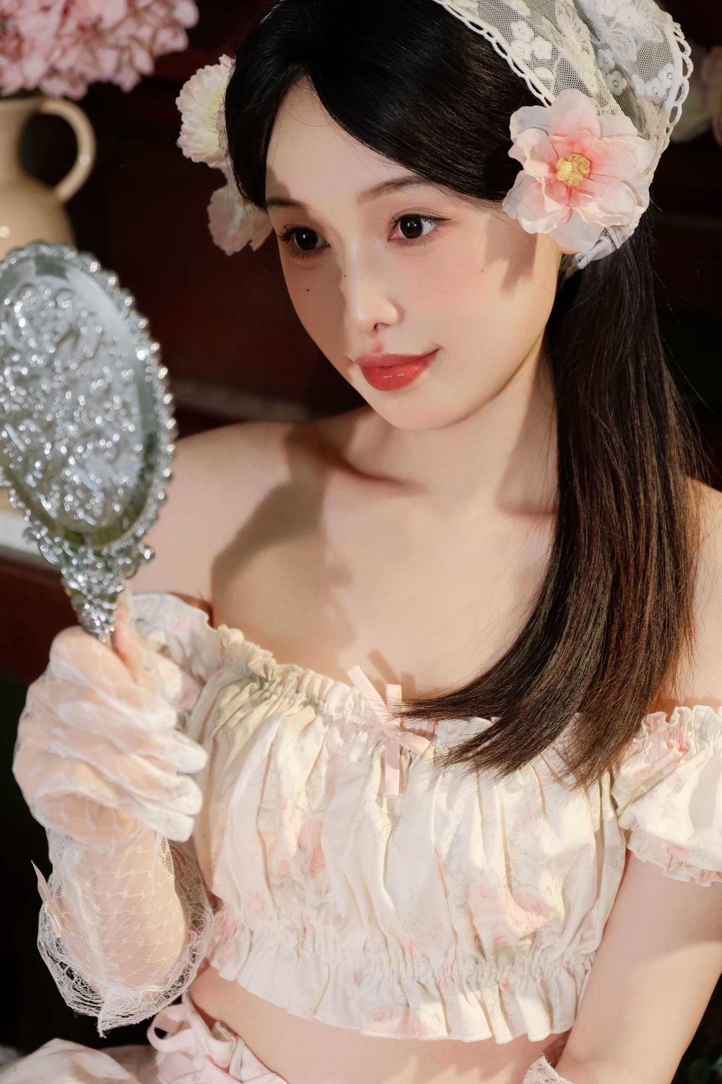 图片[3]-酸奶加心好好次 – 《花》[18P]-COS写真在线网