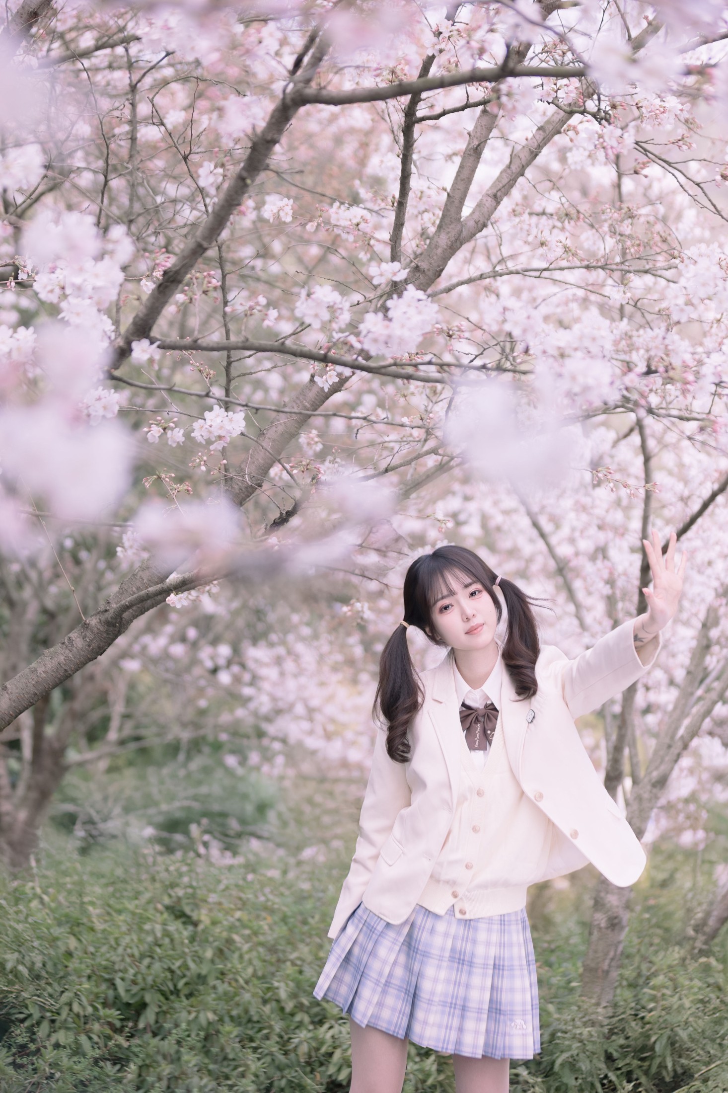 图片[3]-刺青师豆芽 – 《樱花树下的少女》[24P]-COS写真在线网