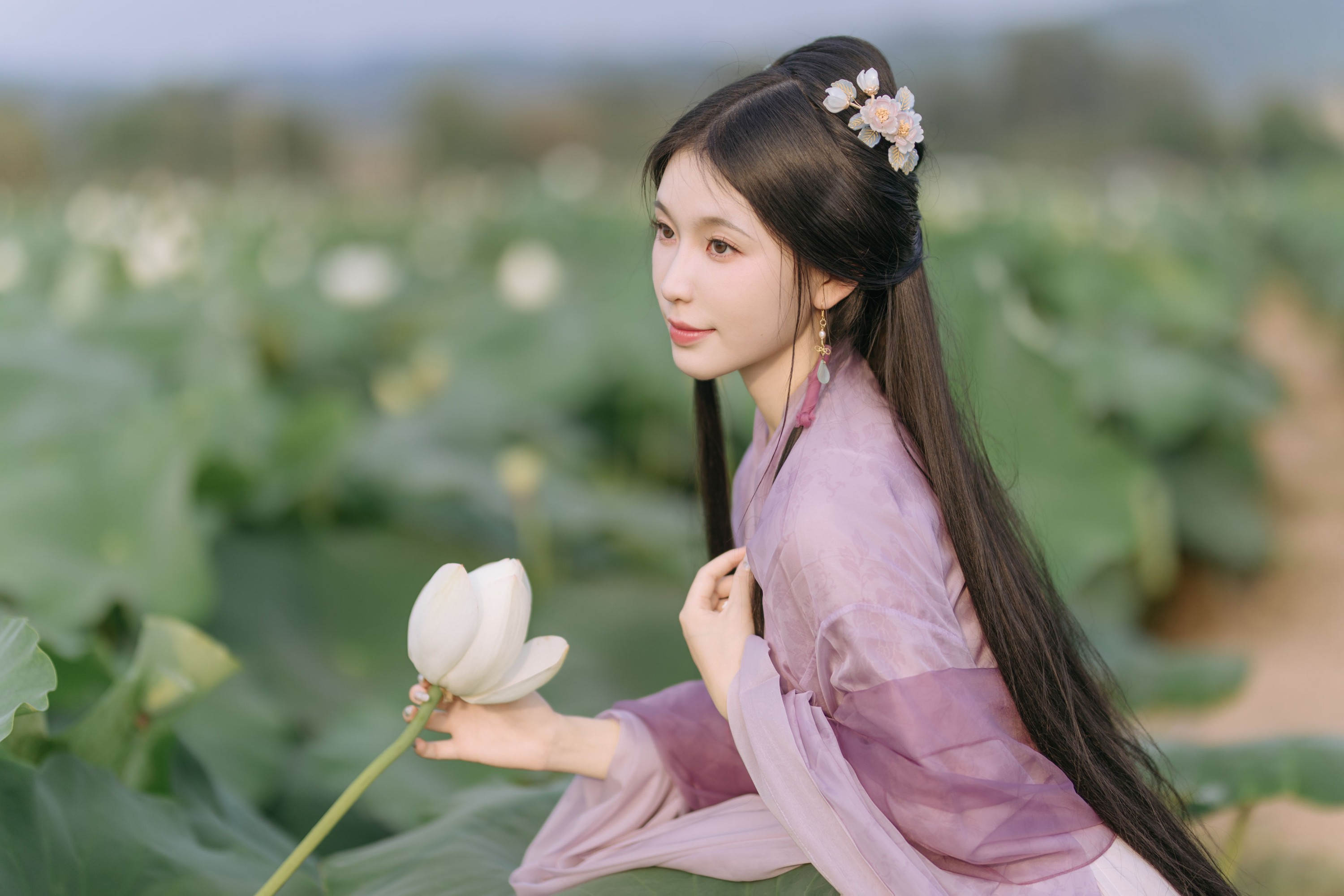 图片[3]-许尽欢～ – 《荷叶连田田》[17P]-COS写真在线网