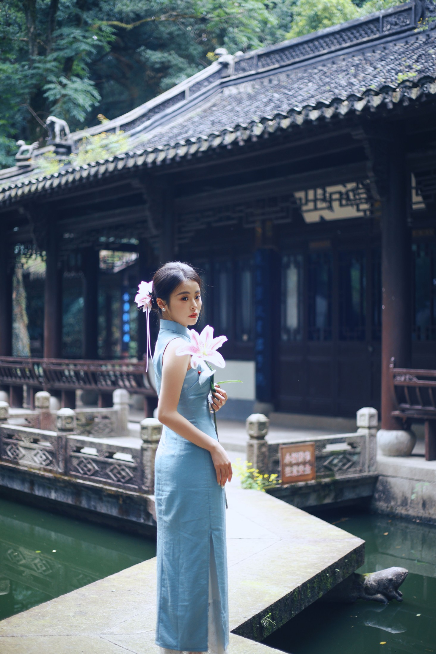 图片[4]-小蓝 – 《越王台旗袍新中式》[31P]-COS写真在线网